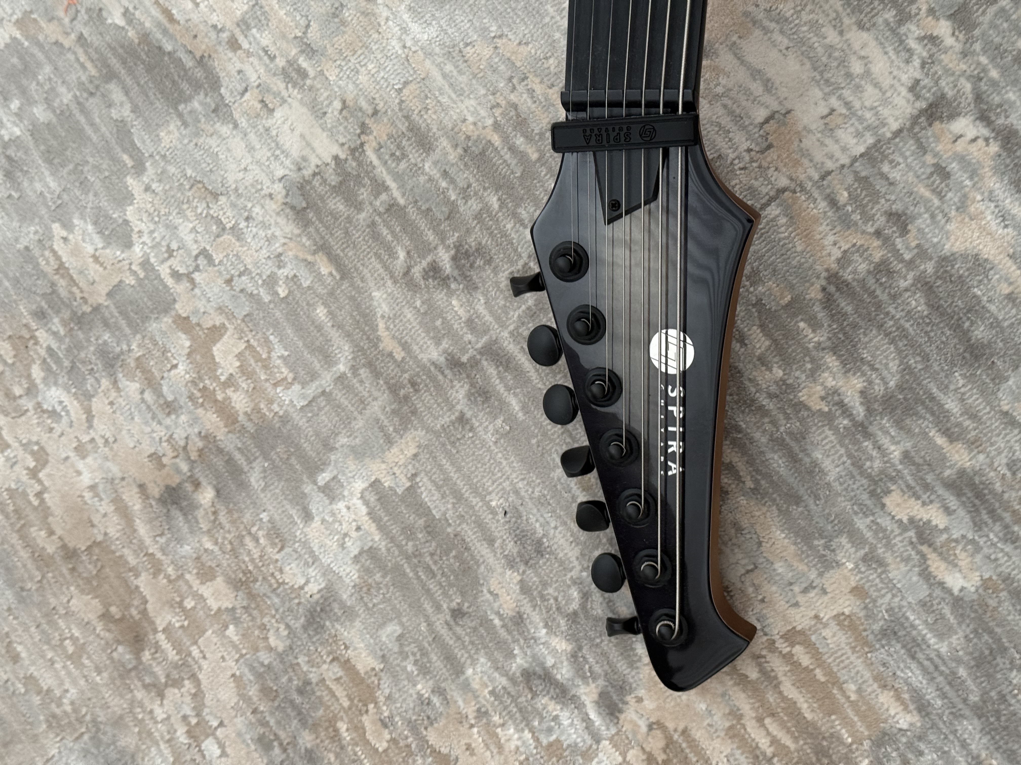 Spira S-507 QGY E 7 Telli Elektro Gitar (Trans Grey) 4