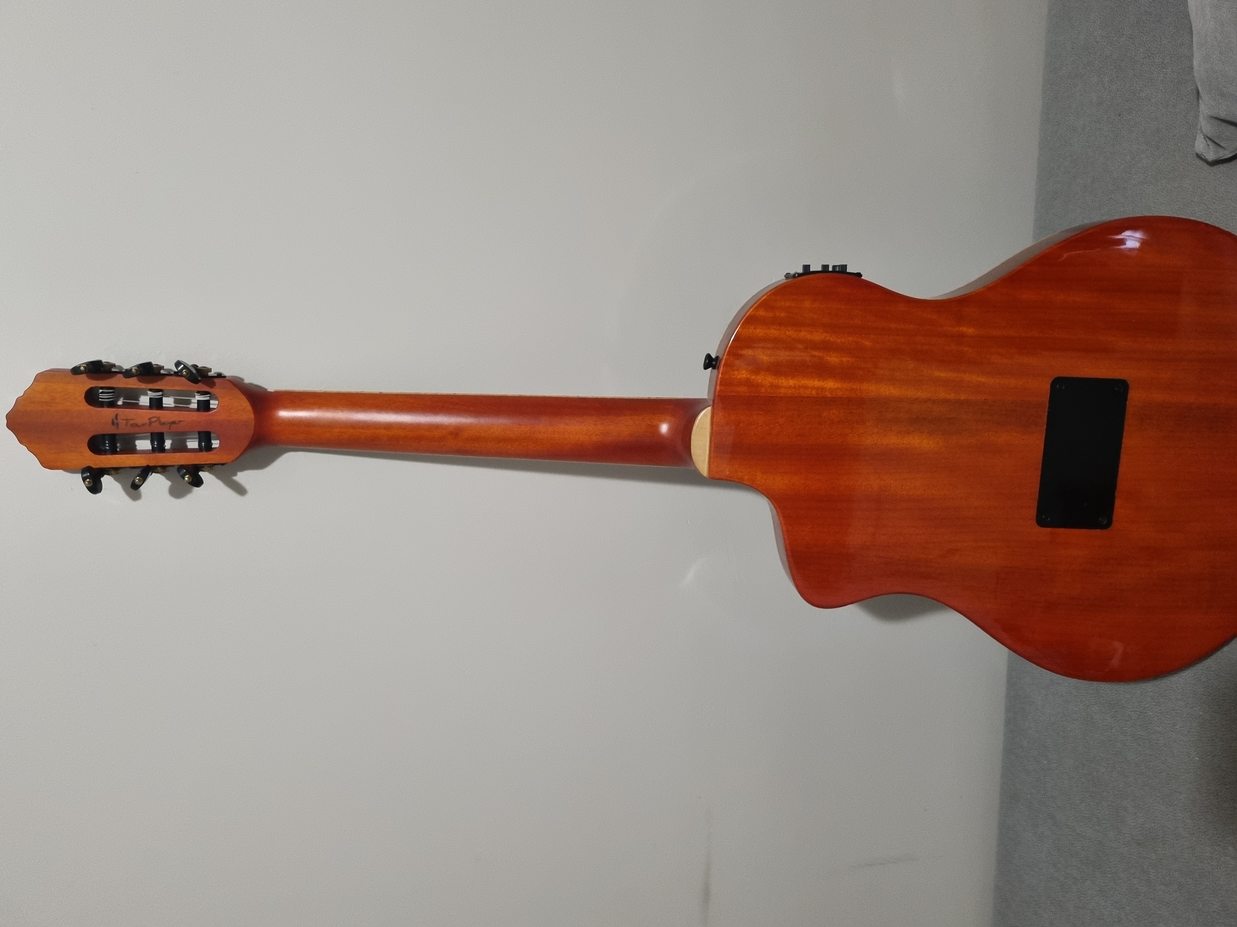Ortega TourPlayer Deluxe RTPDLX- FMA Elektro Klasik Gitar (Blue Burst) 2