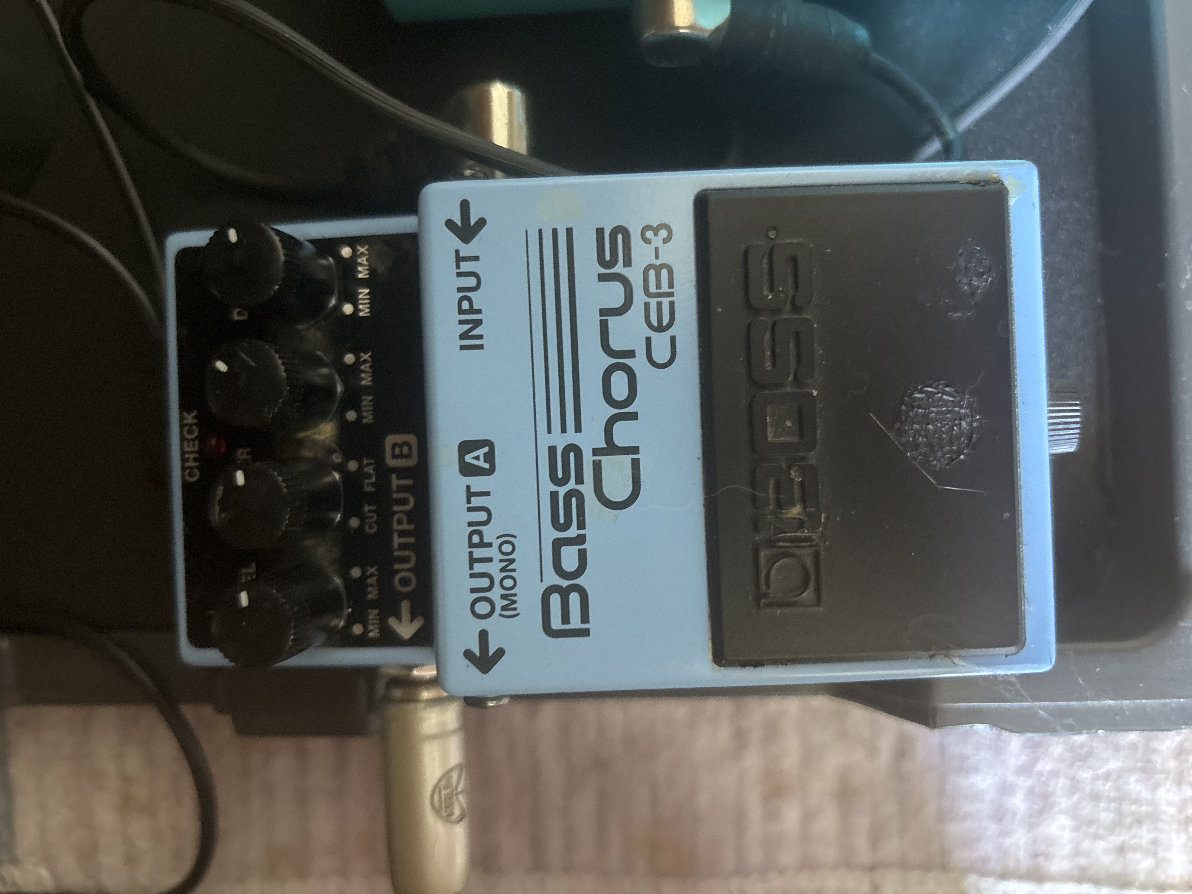 Bas Gitar Efect Pedalları Çantası İle Satılık 1
