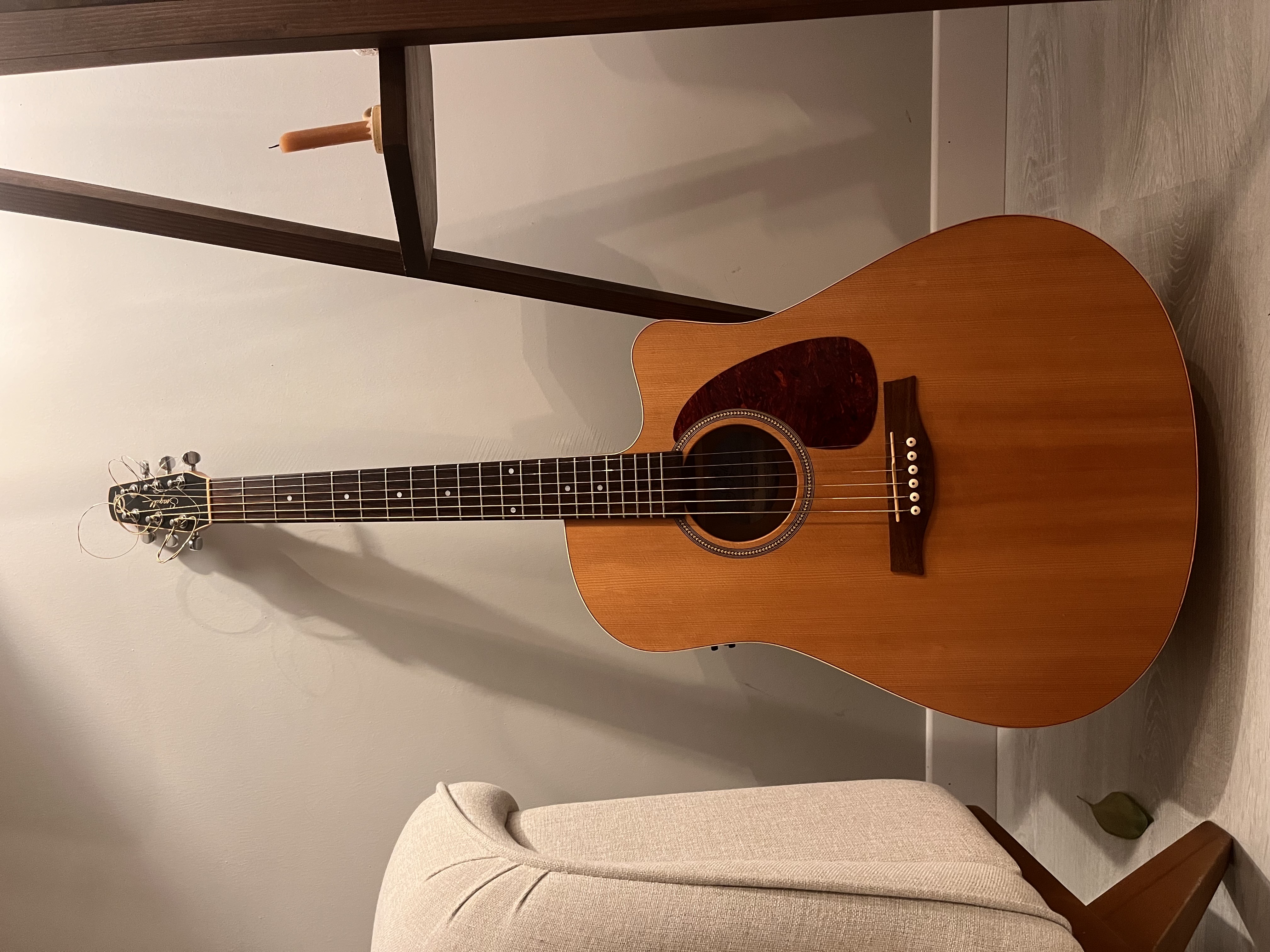Seagull Entourage CW QI Elektro Akustik Gitar (Natural Spruce) 1