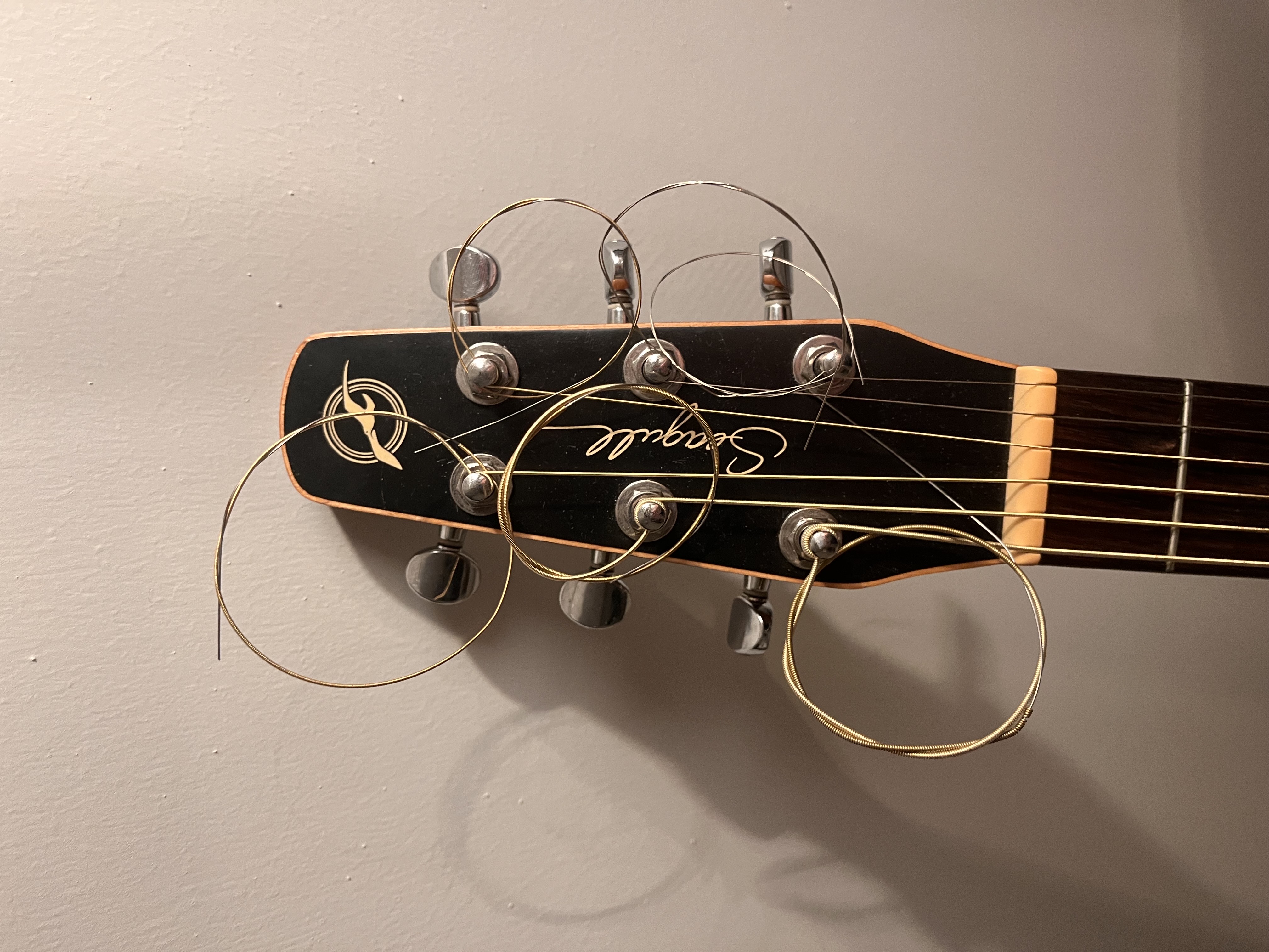Seagull Entourage CW QI Elektro Akustik Gitar (Natural Spruce) 5