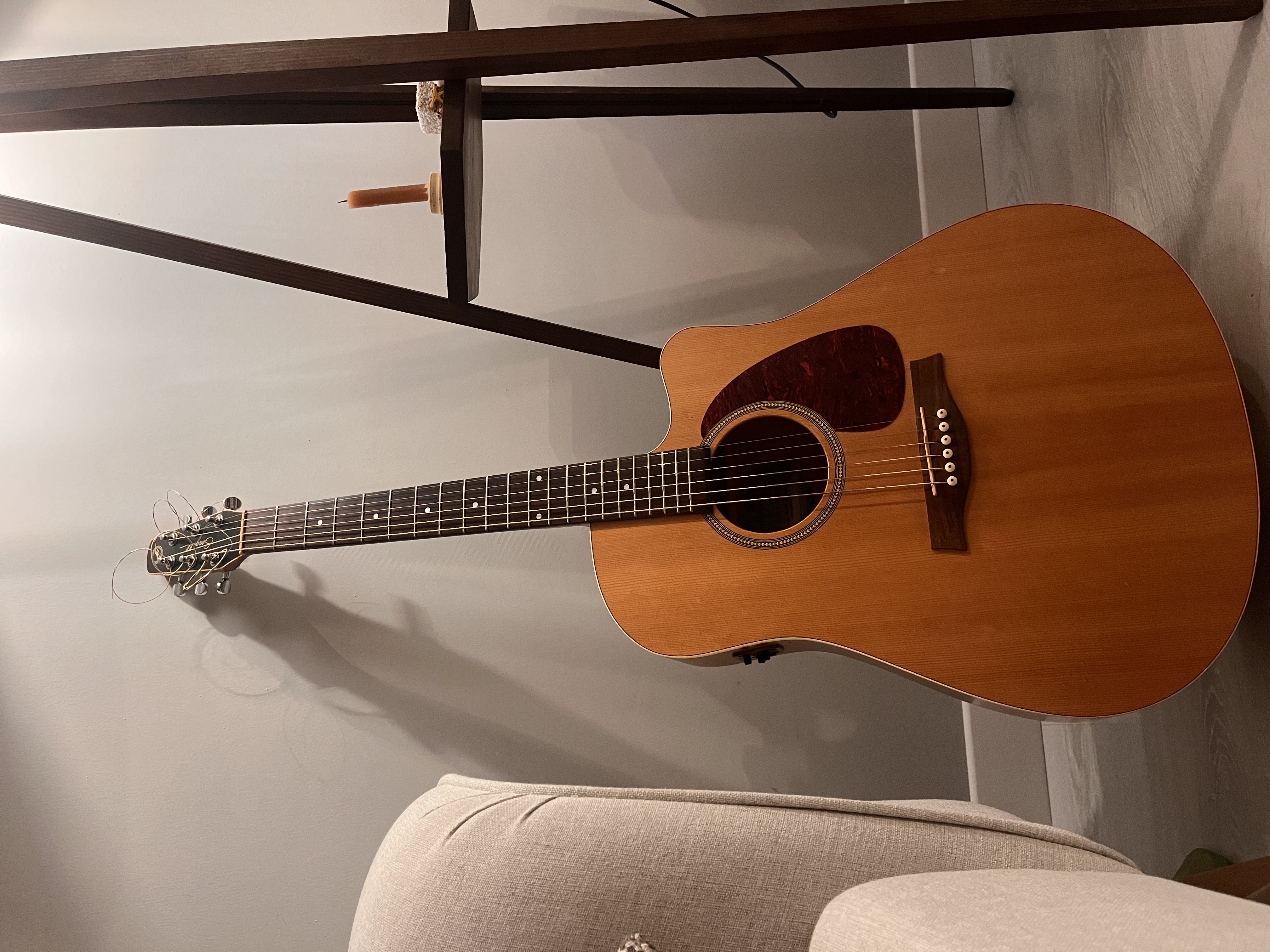 Seagull Entourage CW QI Elektro Akustik Gitar (Natural Spruce) 2