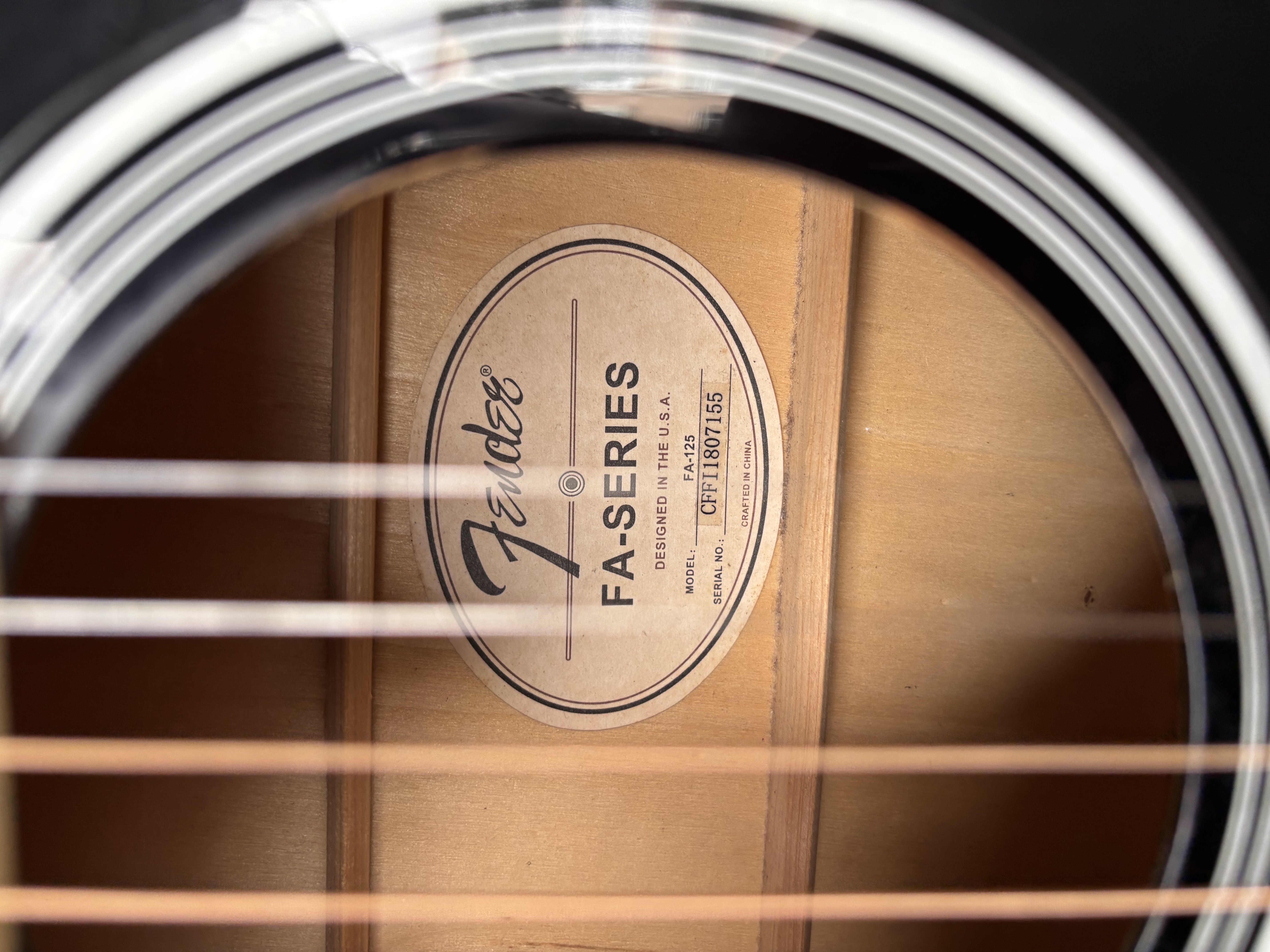 Fender fa 125 Akustik Gitar 3