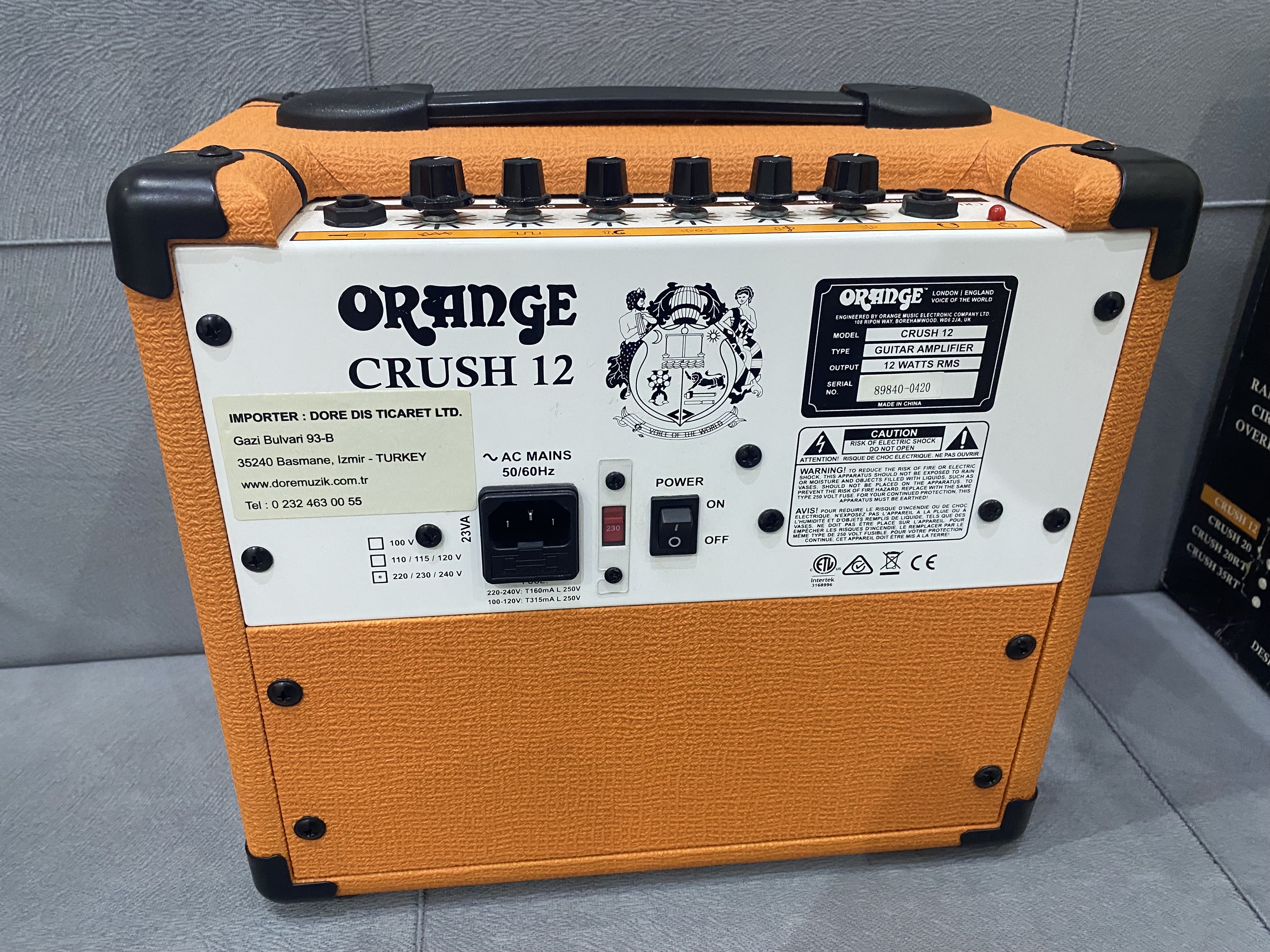 LES PAUL GİTAR + Orange crush 12 8