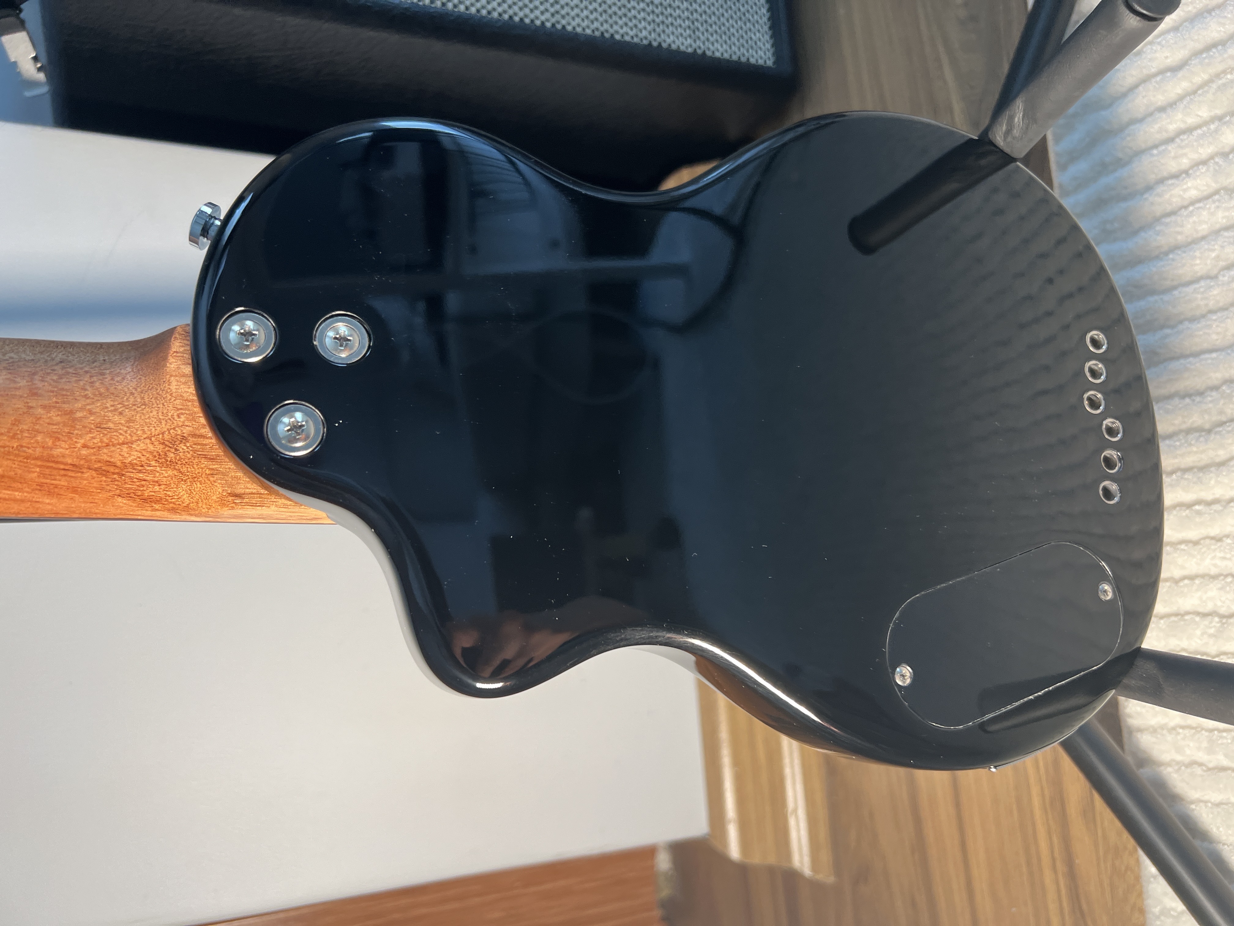 Carry-on Travel Mini Elektro Gitar Siyah 7