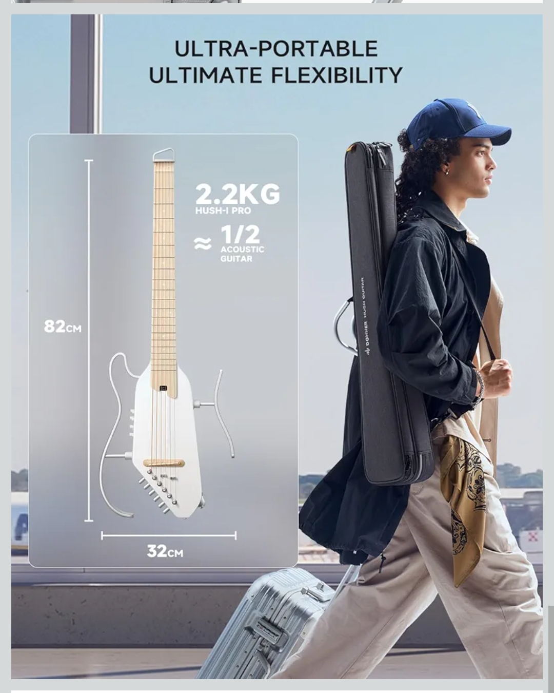Donner elektro akustik gitar 4