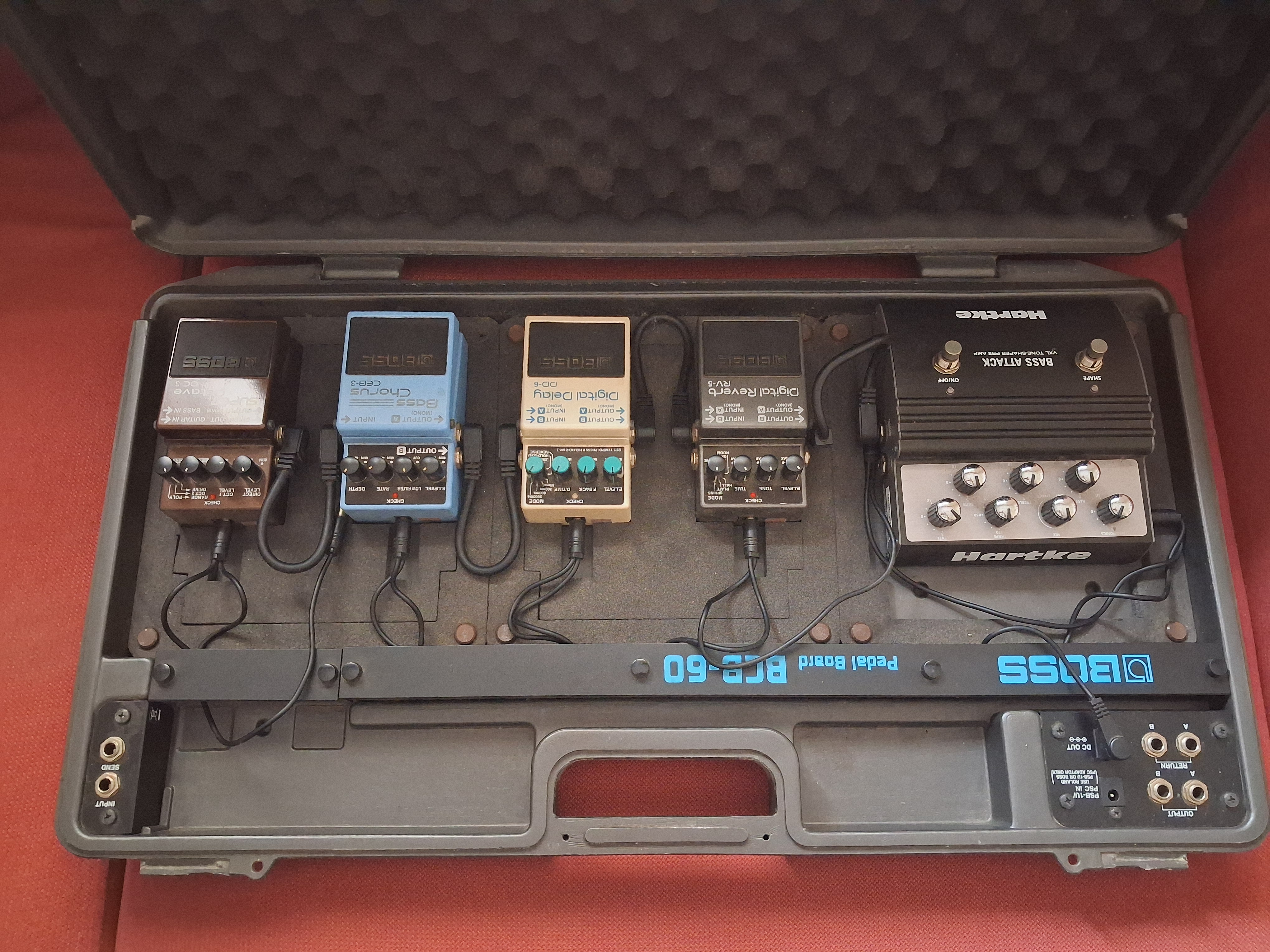 boss bass guitar pedal board 2