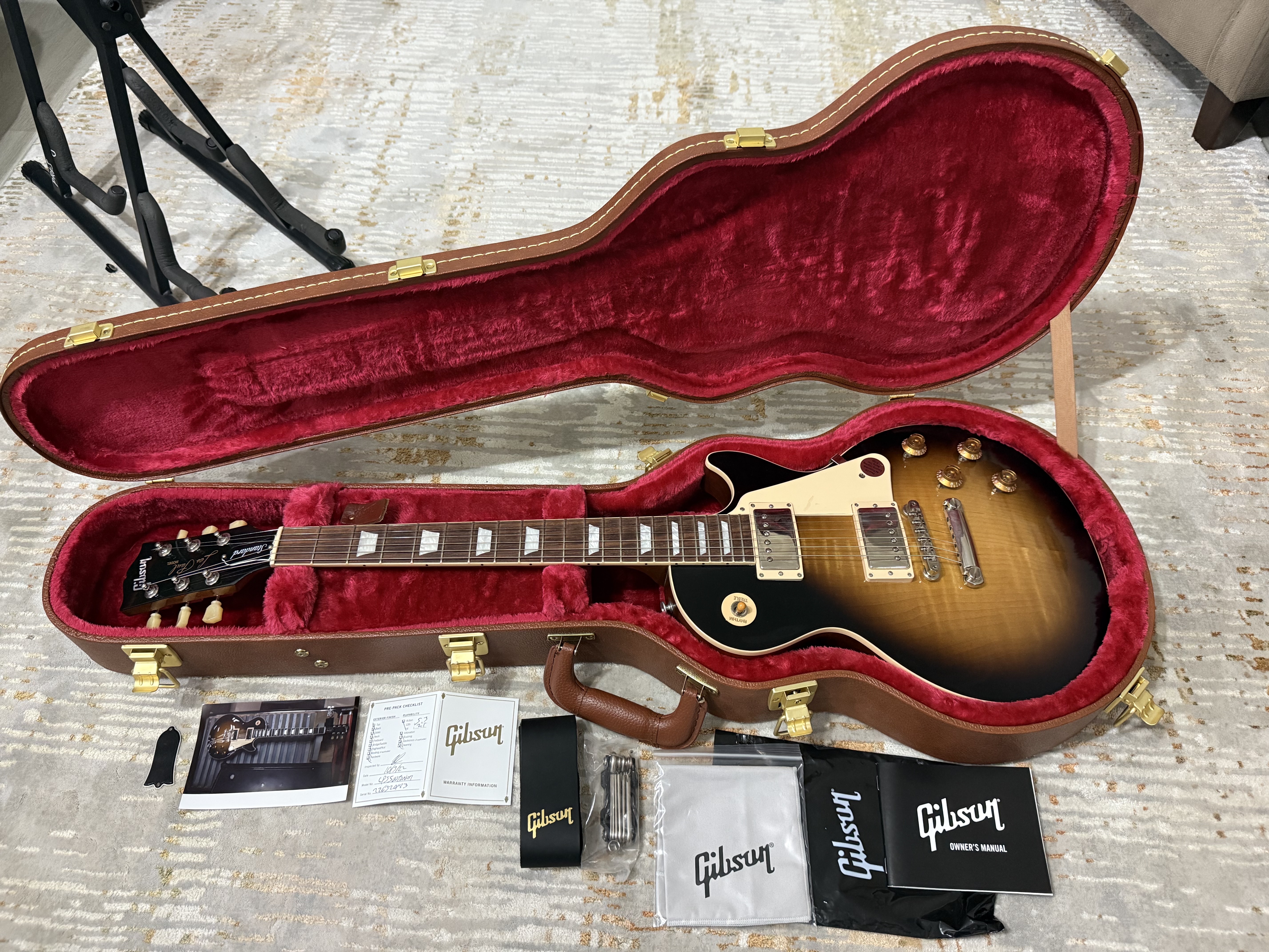Gibson Les Paul Standard ‘50s Figured Top Tobacco Sunburst/sıfır 1
