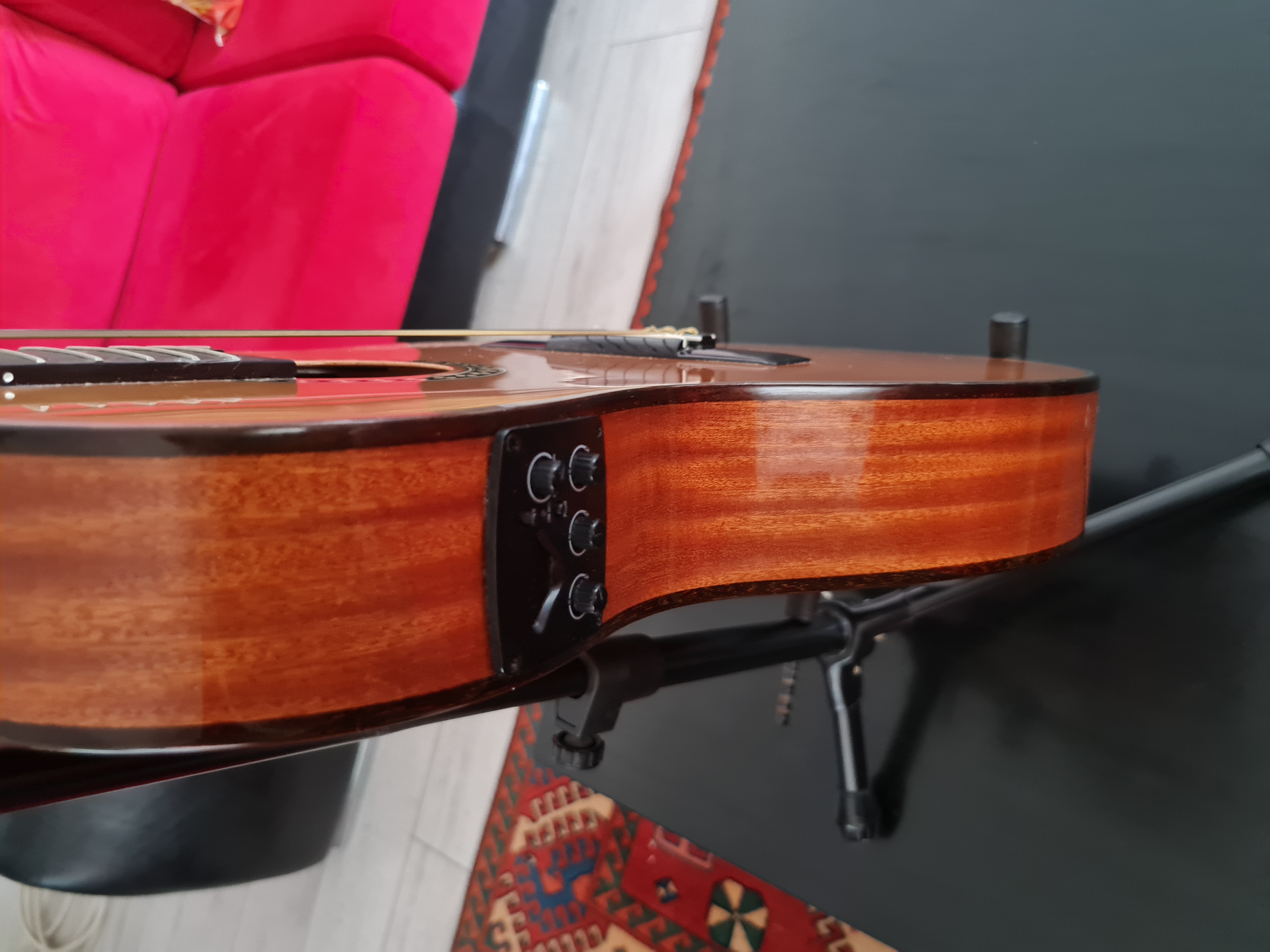 Martinez MP-1 PRE CET Elektro Klasik Gitar 9