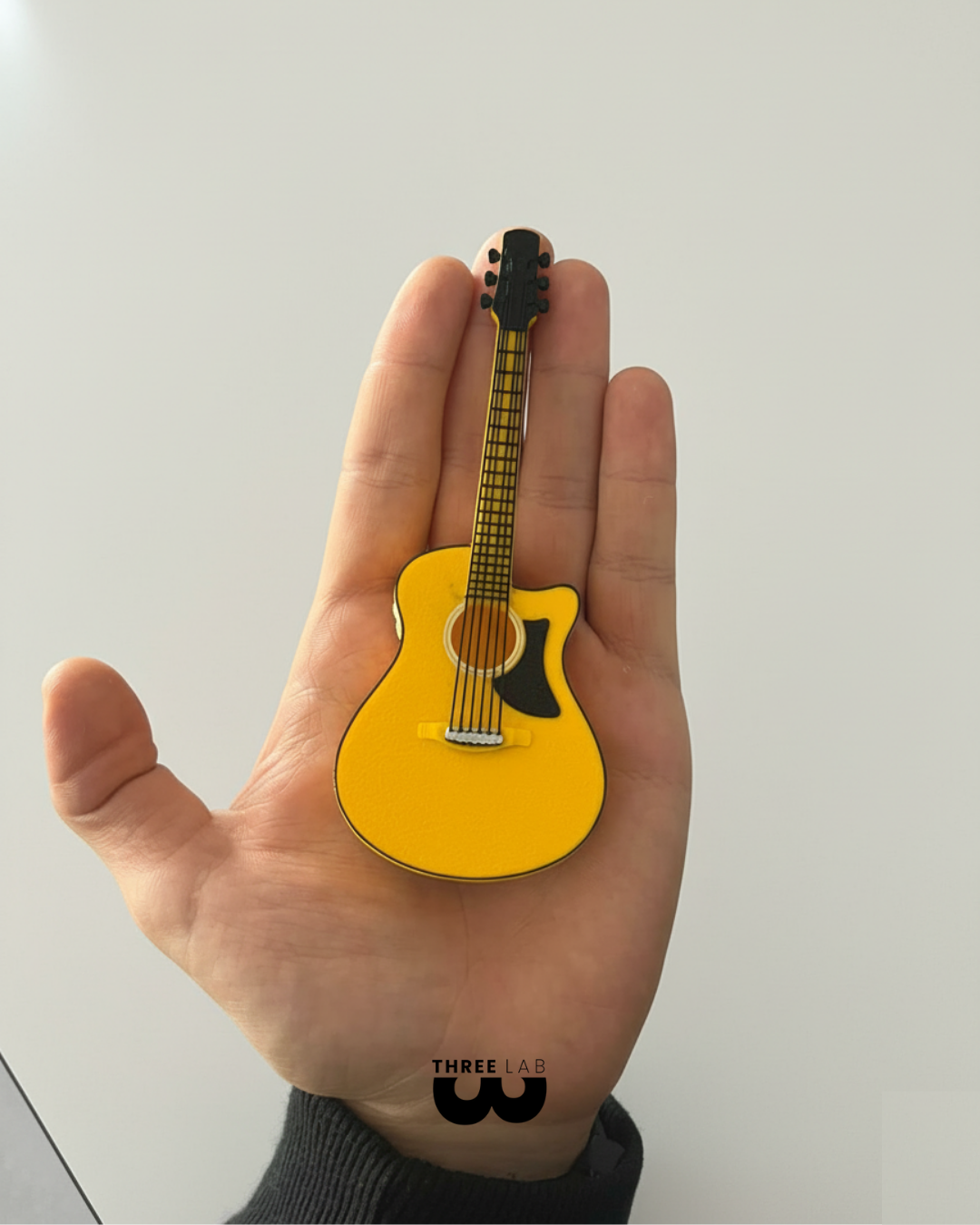 2 Adet Mini Gitar Biblosu - Sarı 2