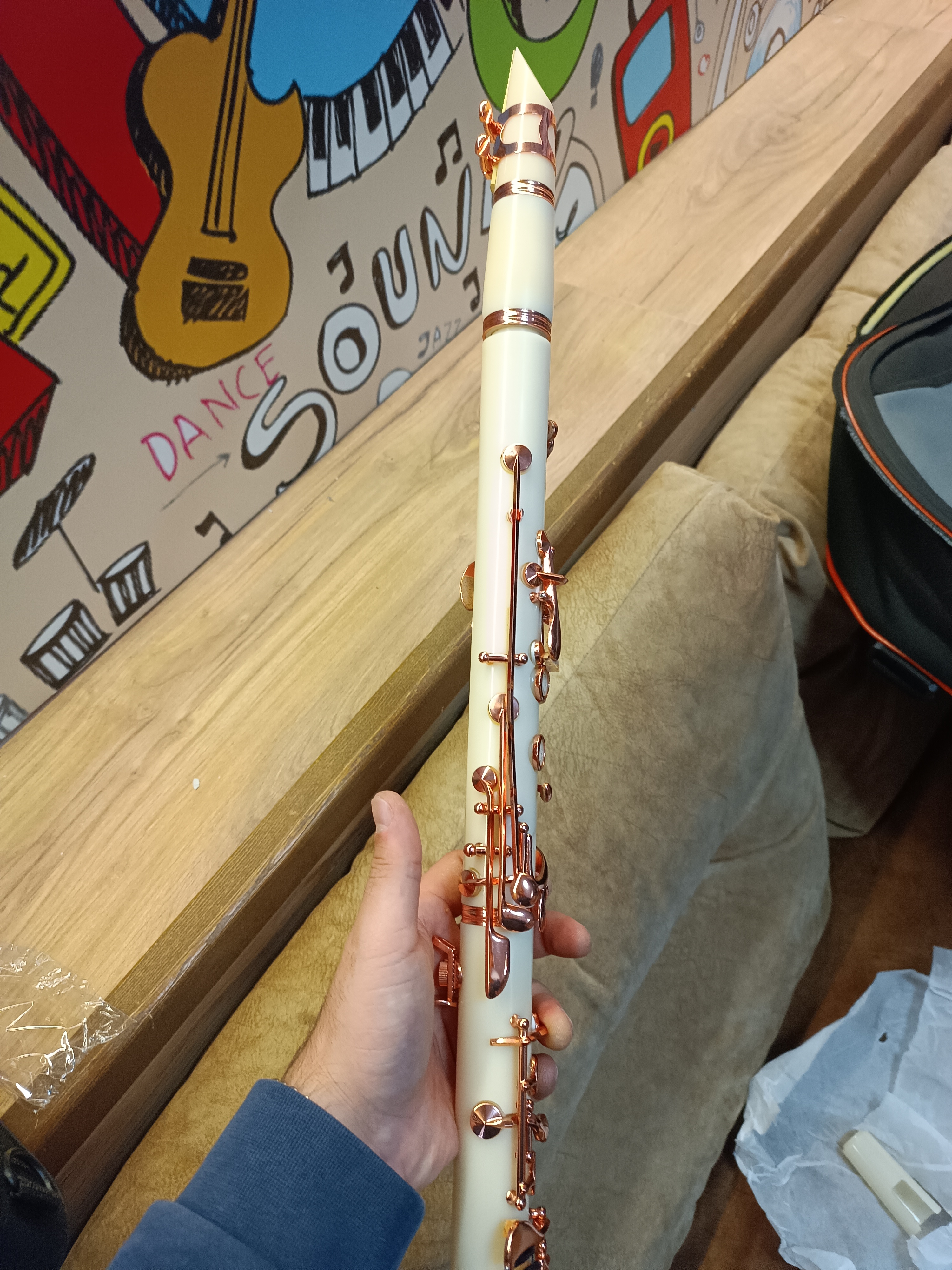 Masterwork profesyonel Beyaz klarnet 2