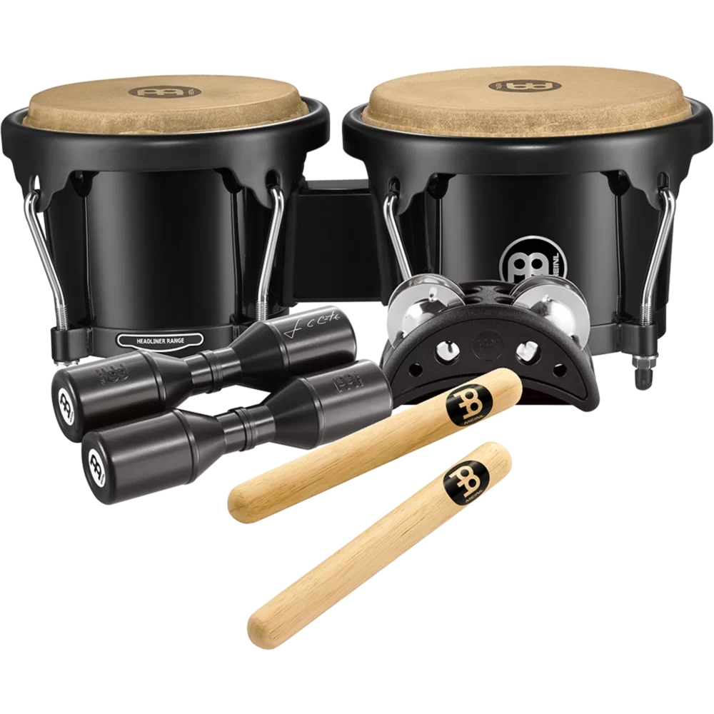 Meinl BPP-1 Bongo ve Perküsyon Paketi (Siyah) 2