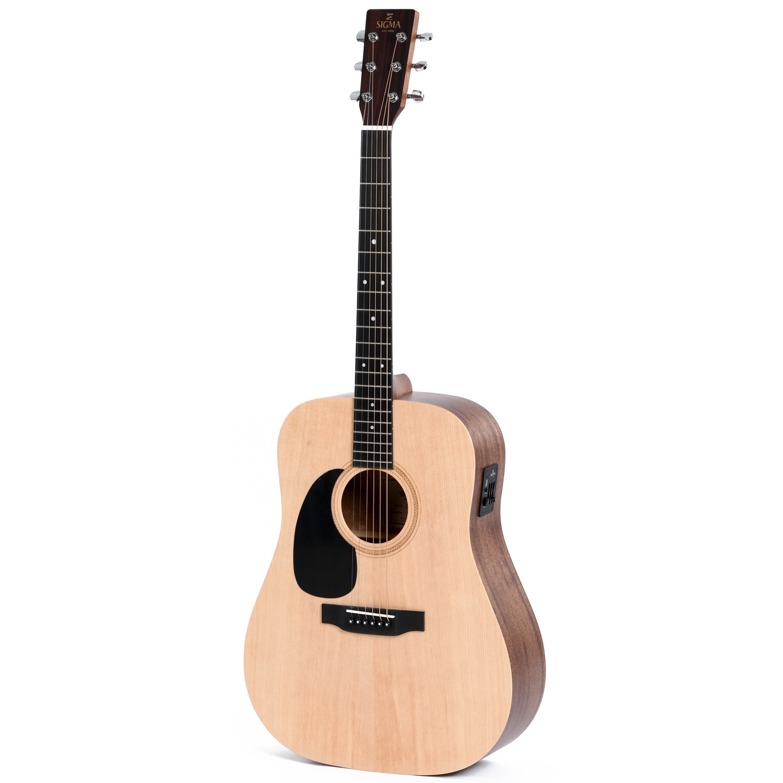 Sigma DMEL Solak Elektro Akustik Gitar (Natural) 1