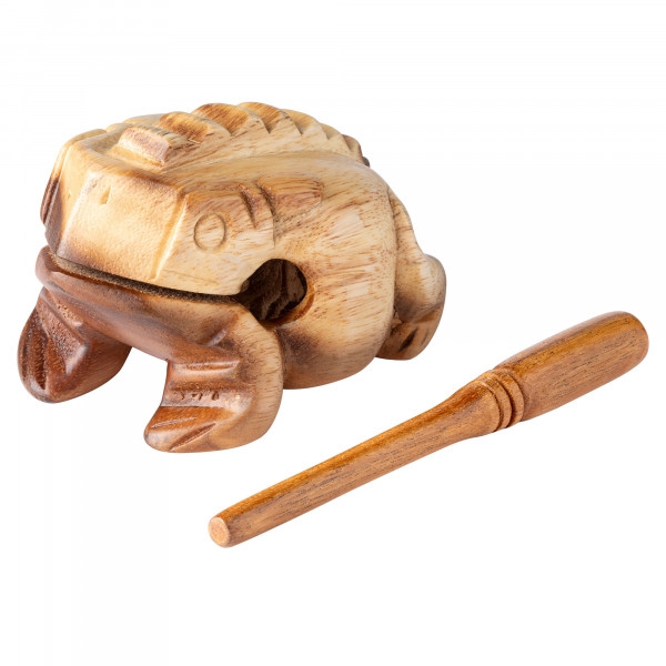 Nino NINO515NT Wood Large  Frog Güiro (Natural) 2