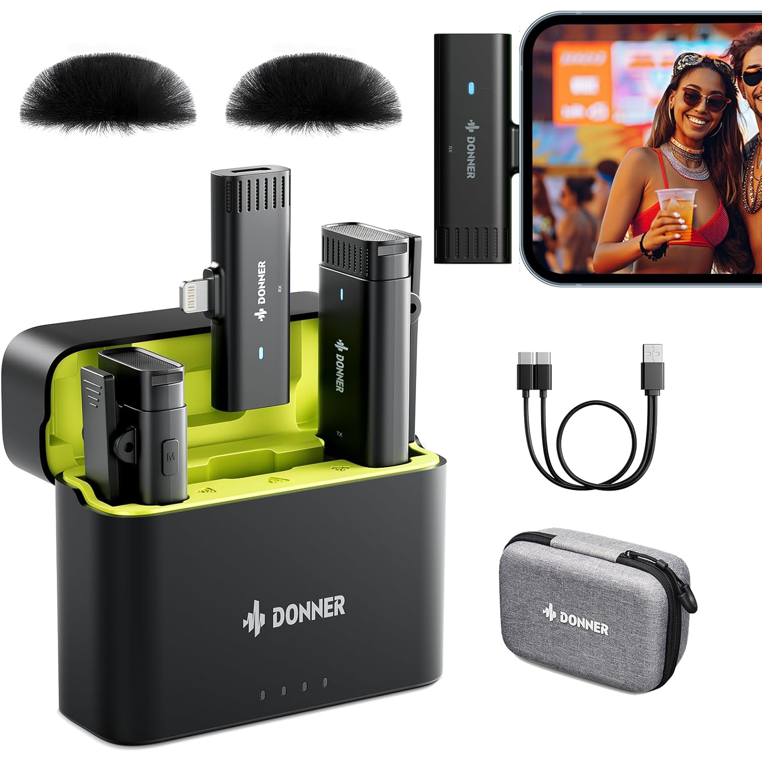 Donner VPM-10 Wireless Lavalier Mikrofon 2