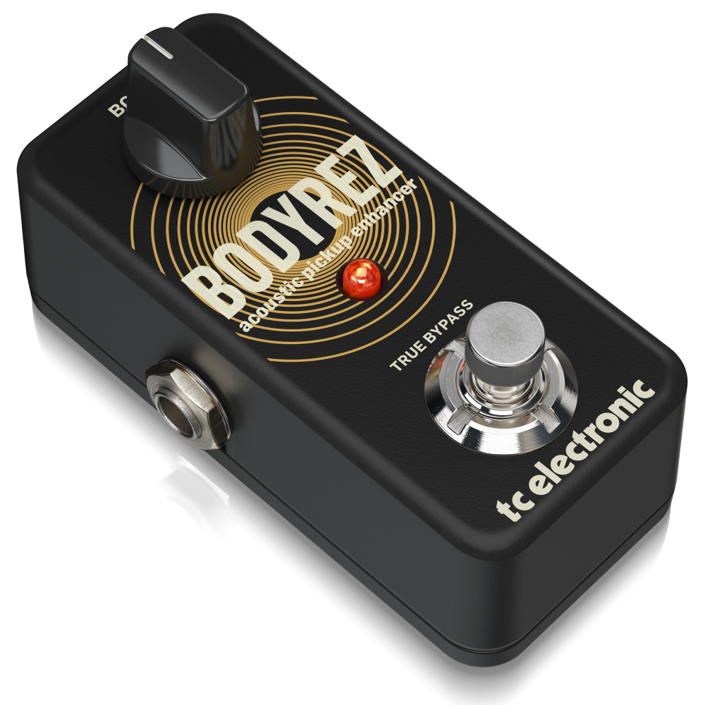 TC Electronic BODYREZ ACOUSTIC PICKUP ENHANCER Ultra-Compact Acoustic Guitar Pedal 3