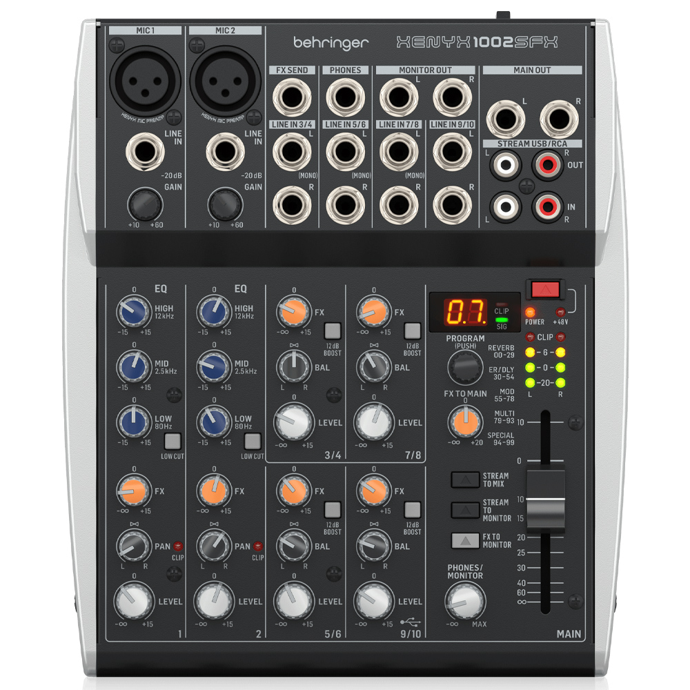 BEHRINGER 1002SFX Xenyx Analog Mixer 1