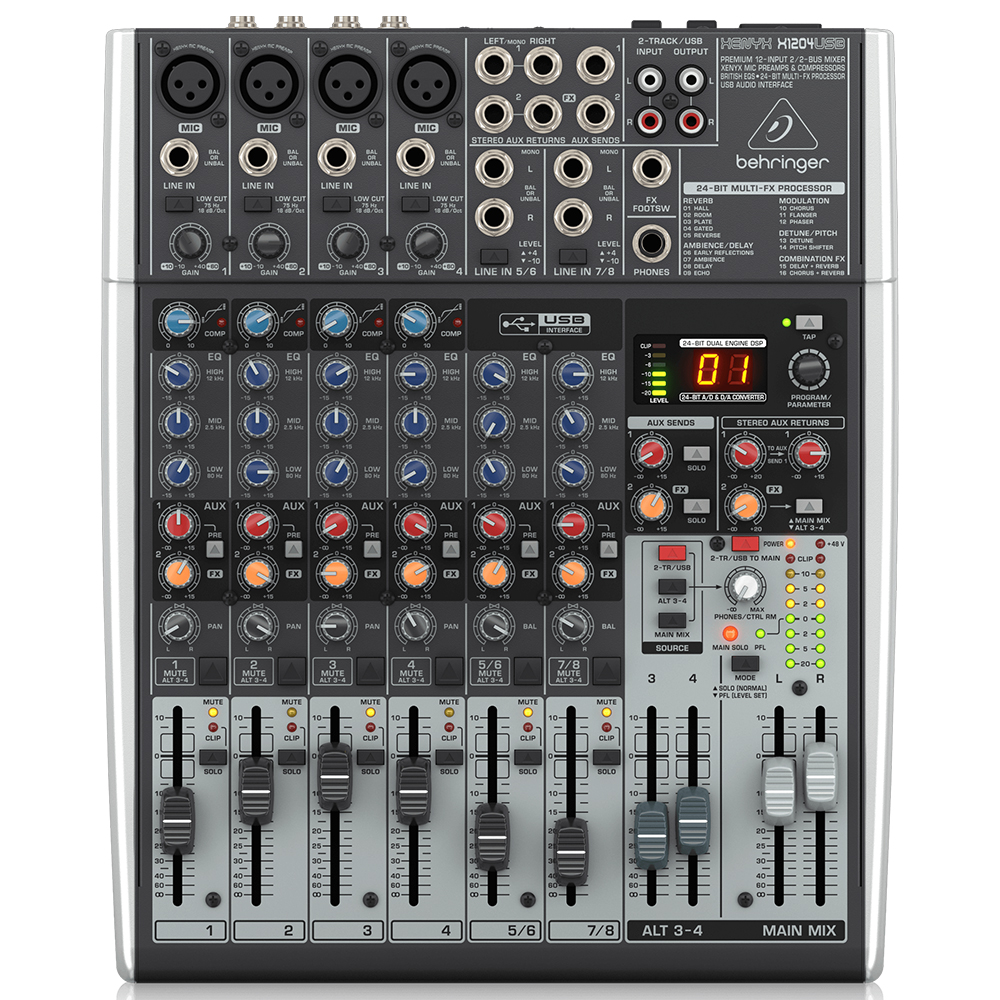BEHRINGER XENYX X1204USB Analog Mixer 1