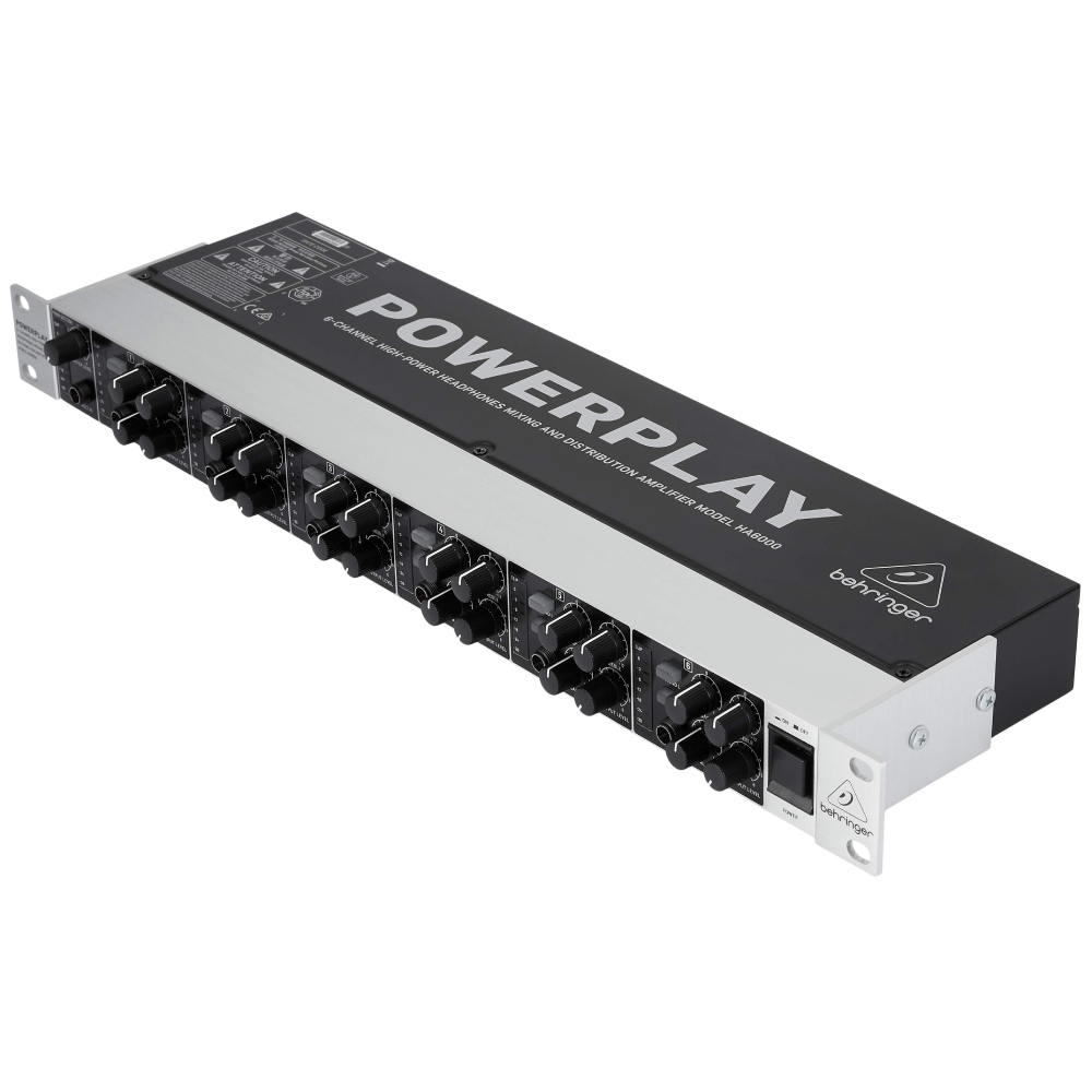 BEHRINGER POWERPLAY HA8000 V2 8-Kanal Yüksek Çıkışlı Kulaklık Mix ve Dağıtım Amfisi 3