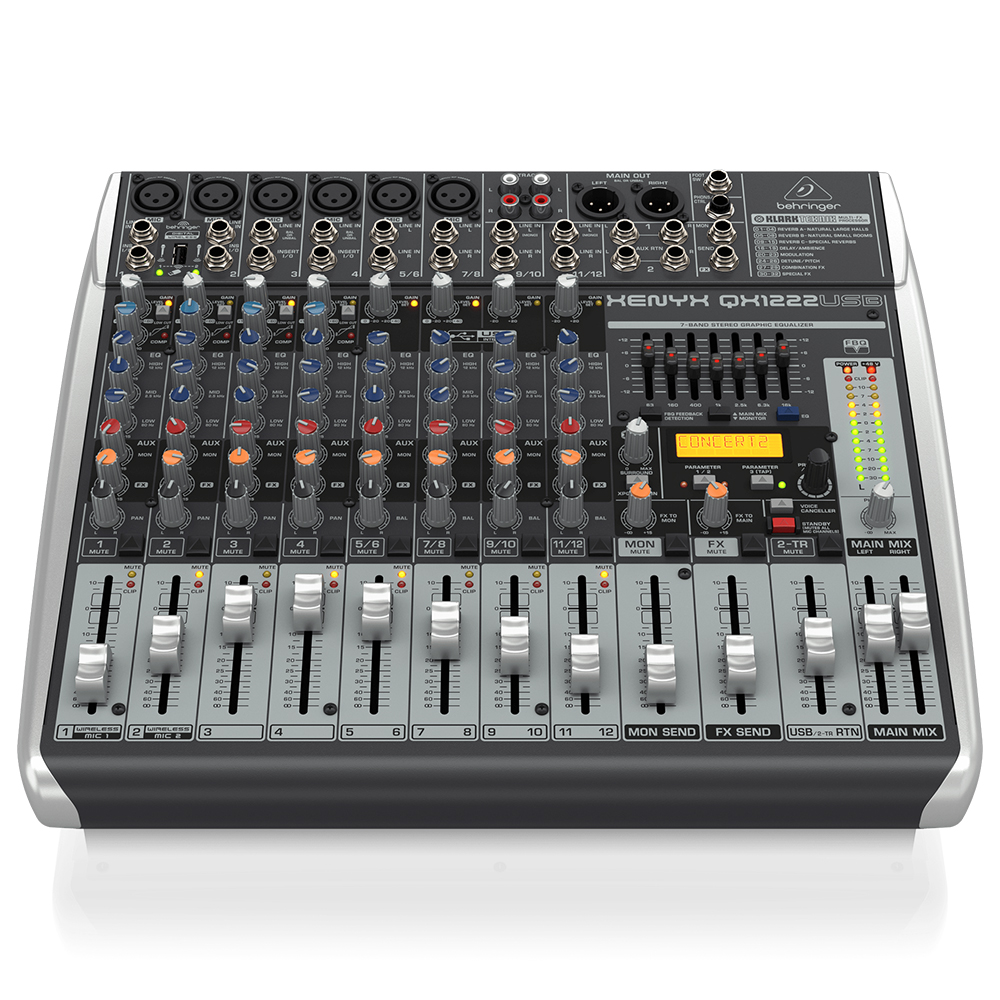 BEHRINGER QX1222USB XENYX Analog Mixer 2