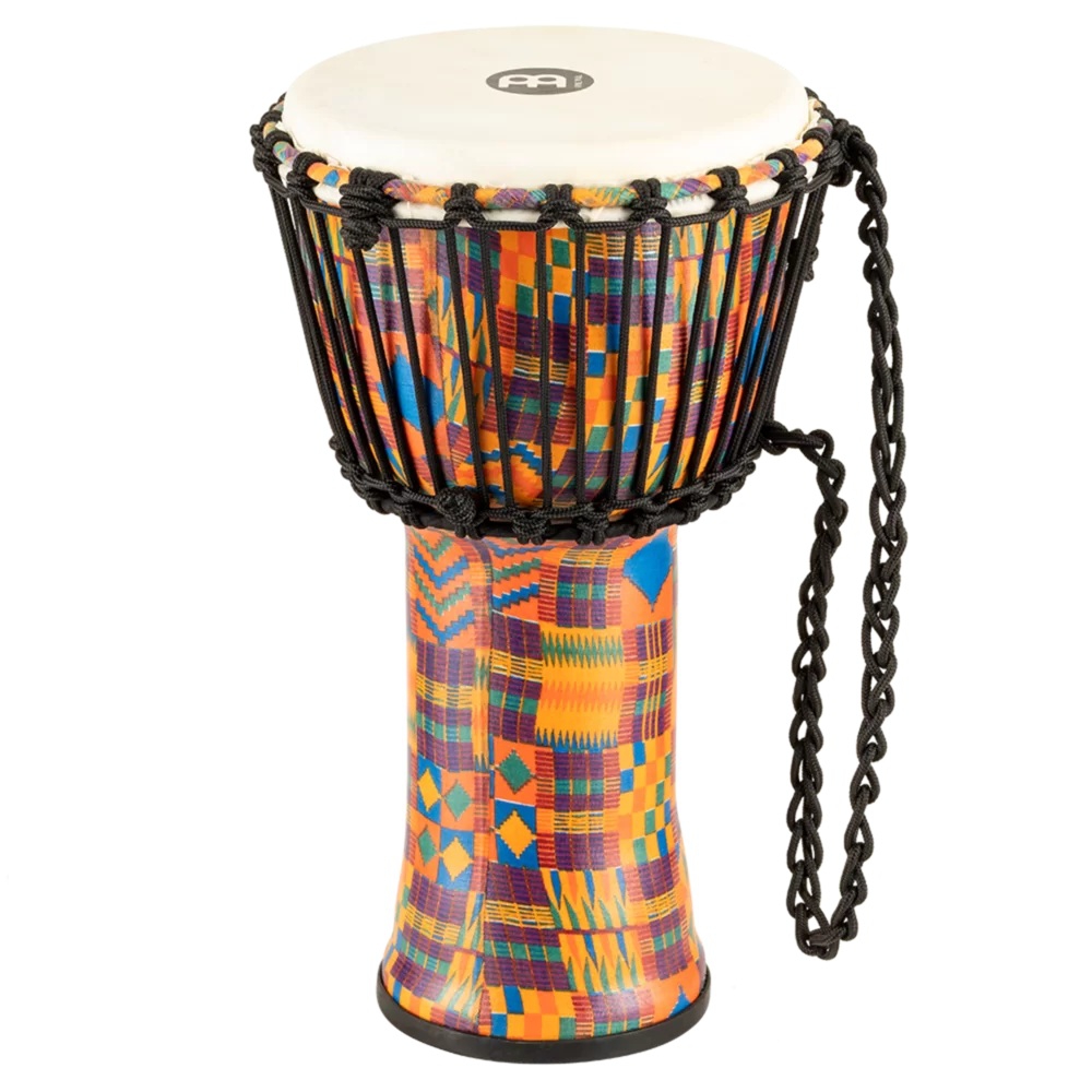 Meinl PADJ2-S-G Travel Series Small 8" Djembe (Kenyan Quilt) 1