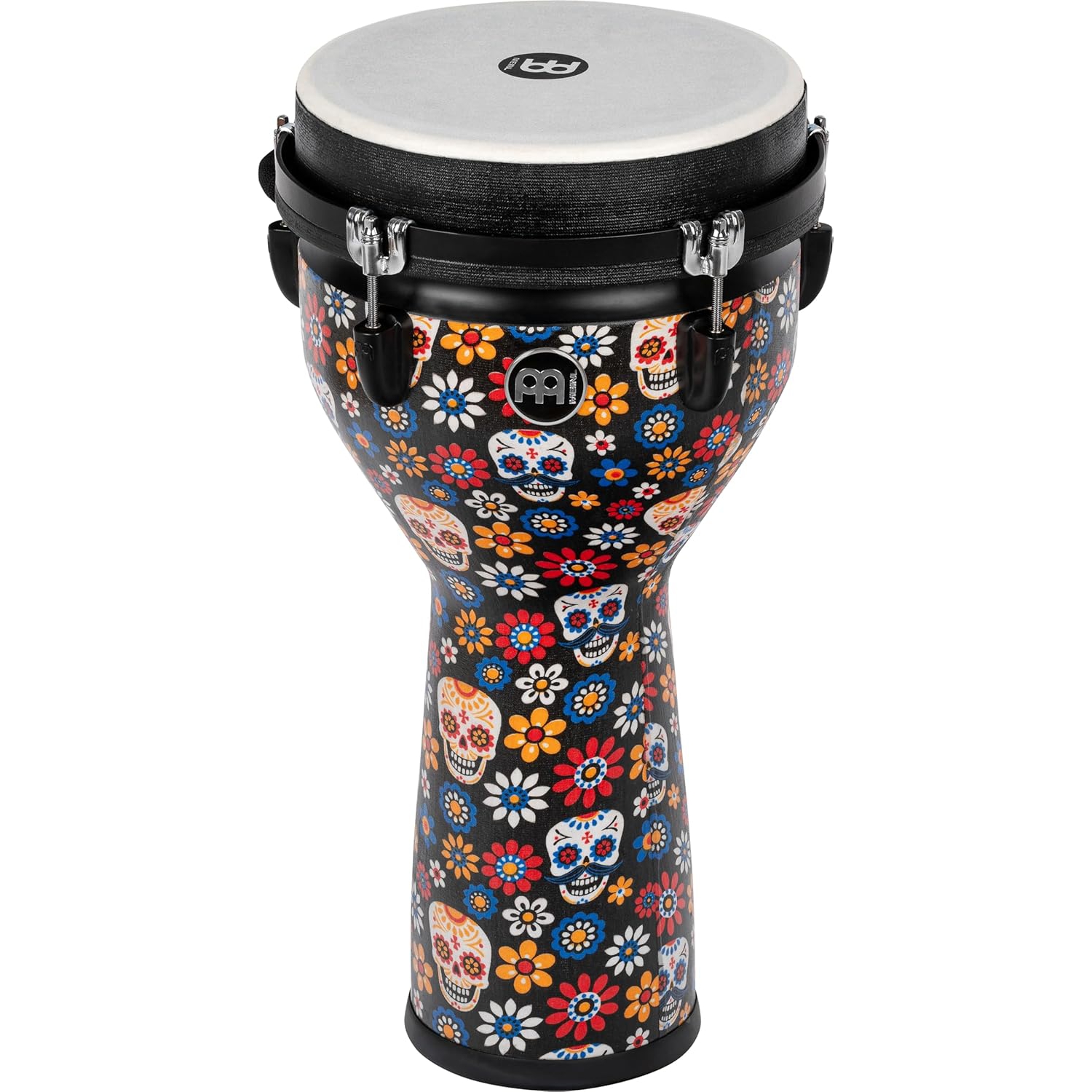 Meinl Jumbo Series 10" Synthetic Djembe (Day Of The Dead) 1
