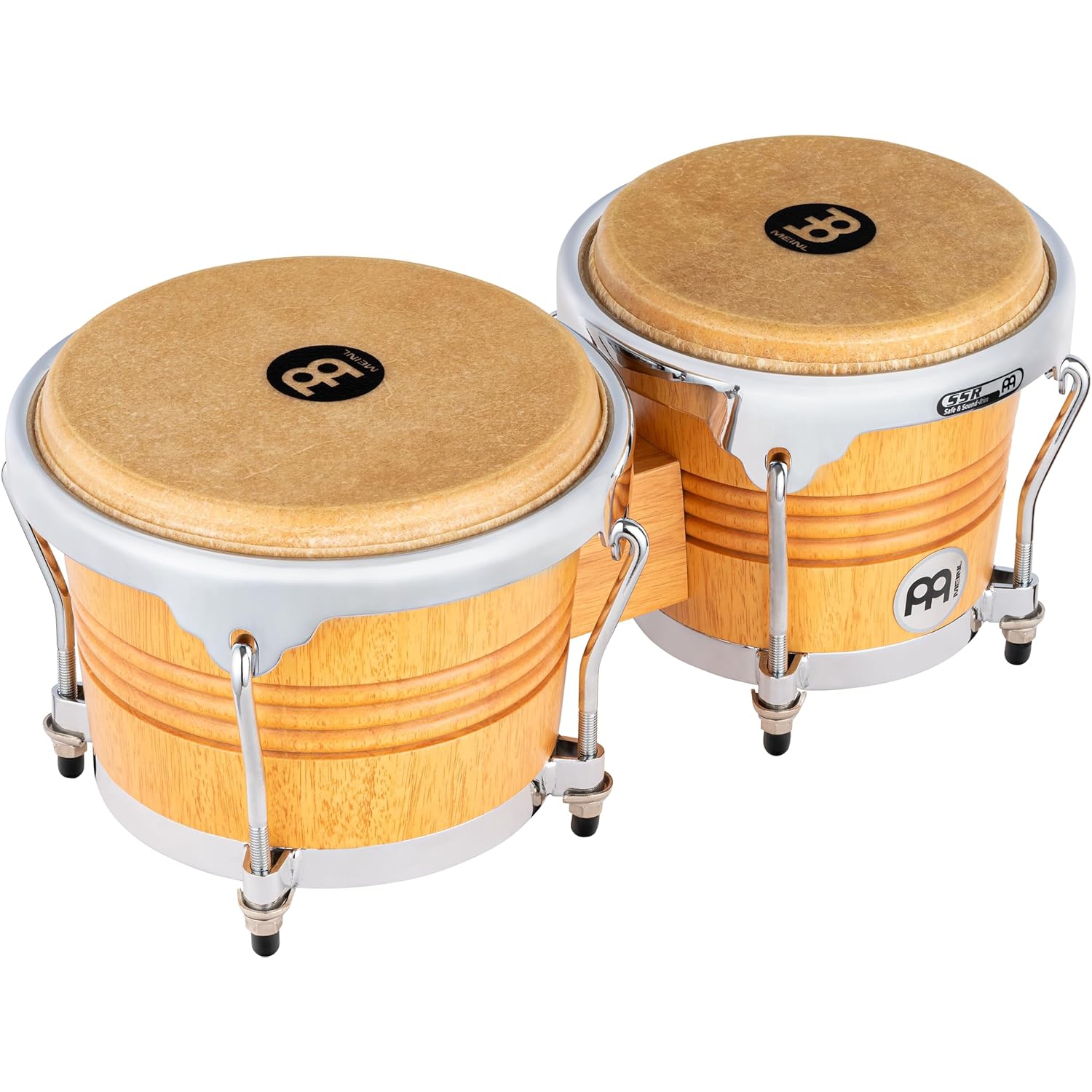 Meinl 6.75 - 8" Wood Bongo (Super Natural) 1