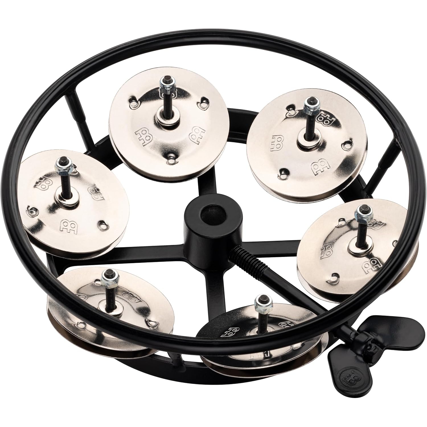 Meinl THH1BK Percussion Screw Hihat Tamburin (Siyah) 1