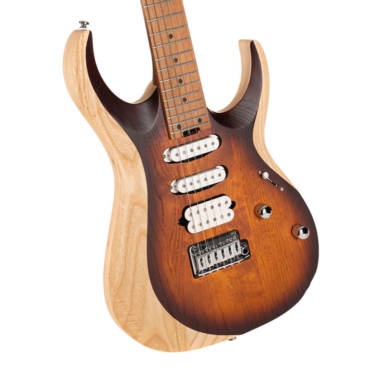 ELEKTRO GİTAR, OPEN PORE VINTAGE BURST, KILIFLI 3