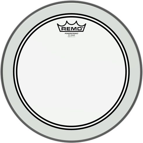 REMO P3-0312-BP- Powerstroke® P3 Şeffaf 12" Davul Derisi 1
