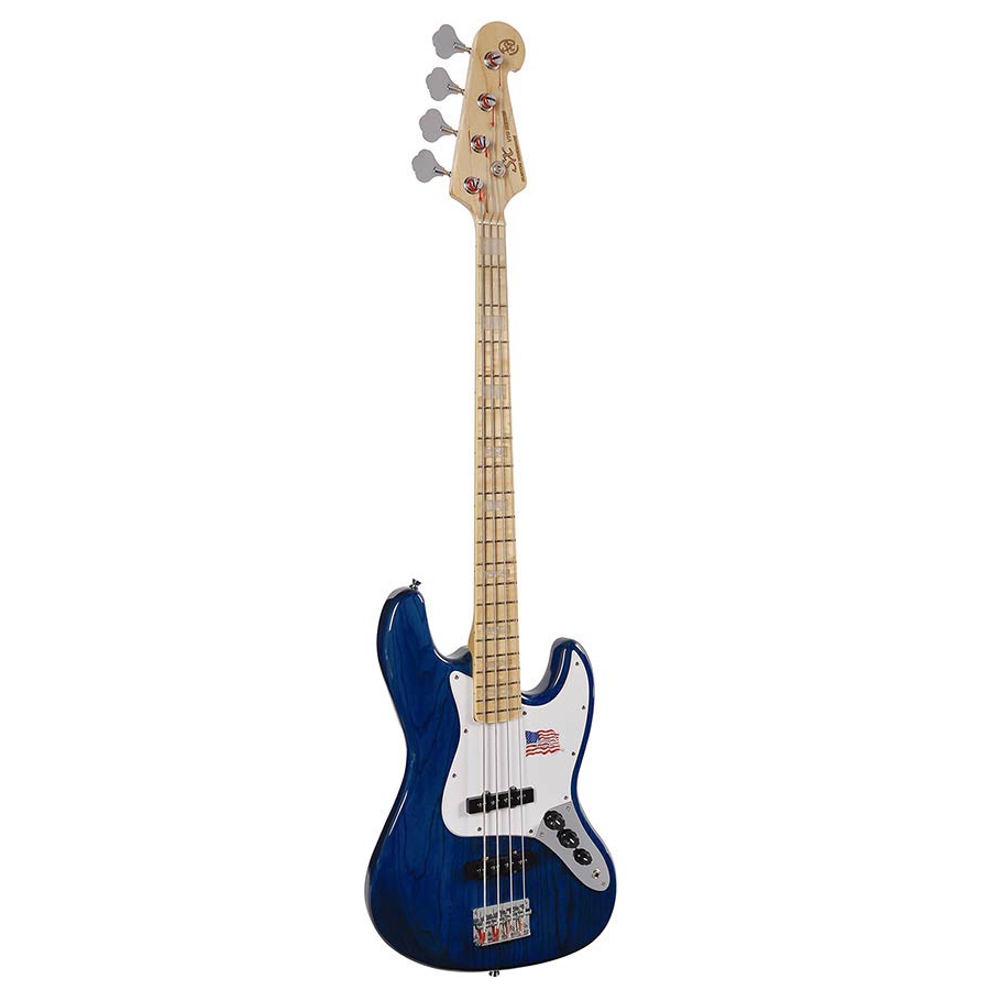 SX SJB75/TBU Bas Gitar (Trans Blue) 2