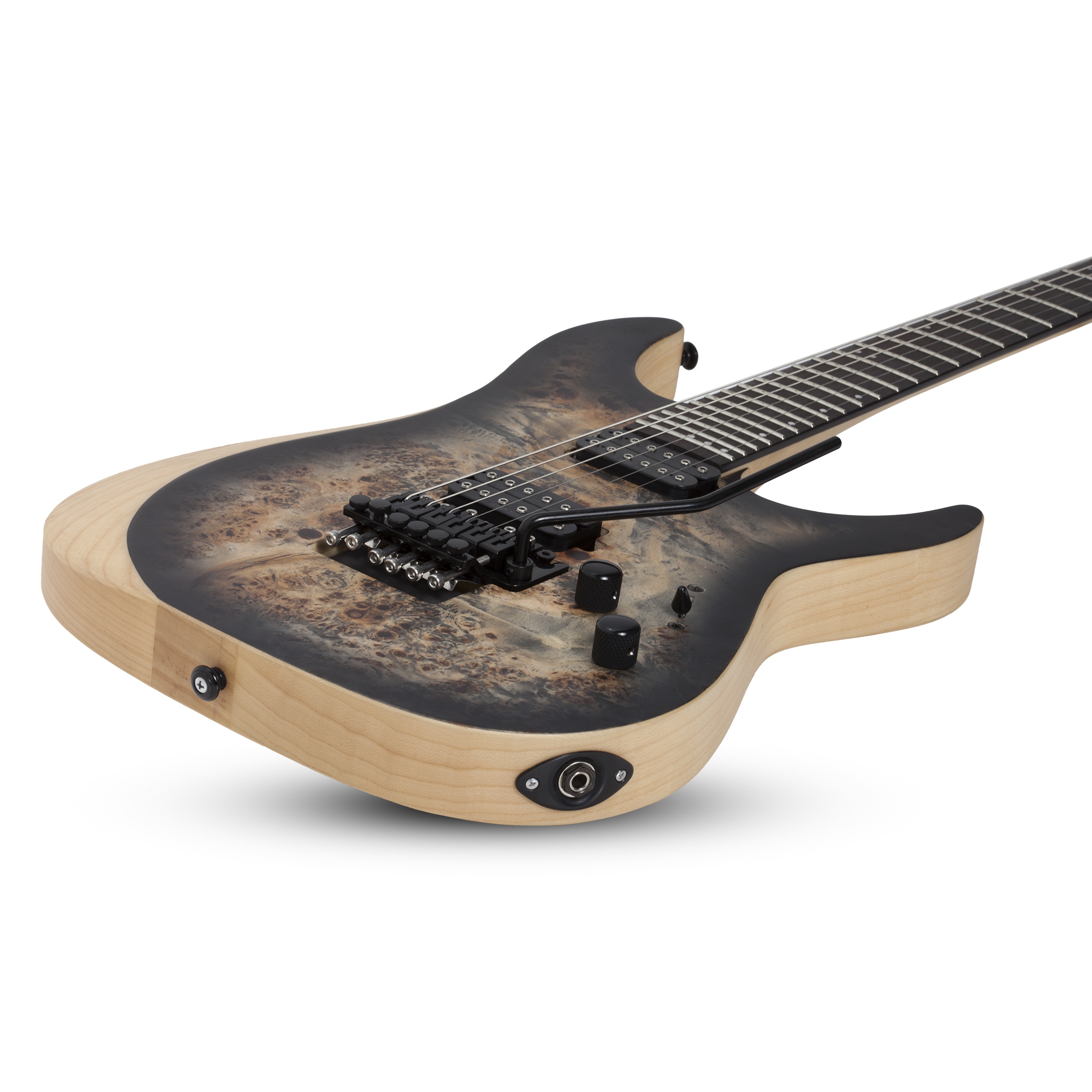 Schecter Reaper-6 FR Elektro Gitar (Satin Charcoal Burst) 4
