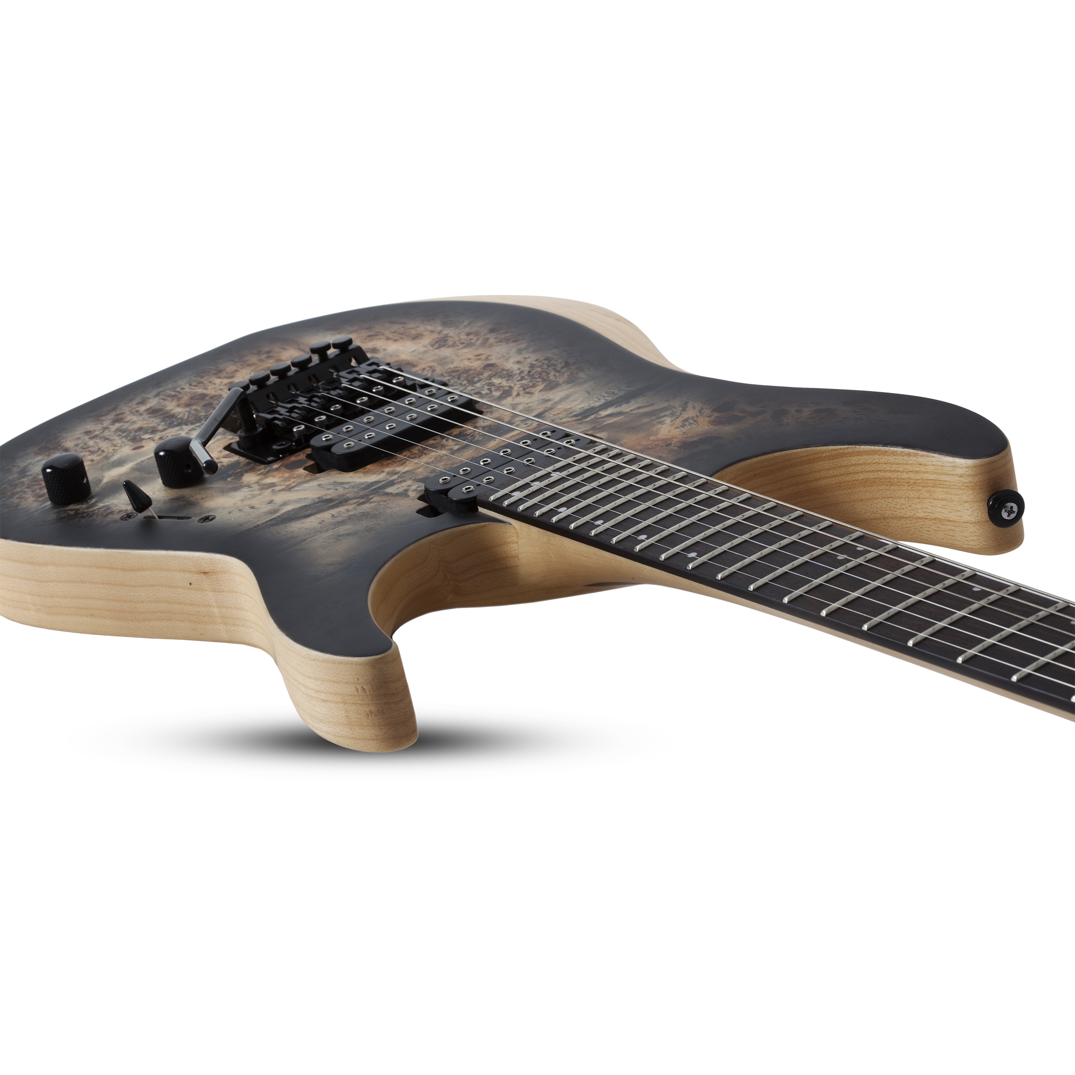 Schecter Reaper-6 FR Elektro Gitar (Satin Charcoal Burst) 5