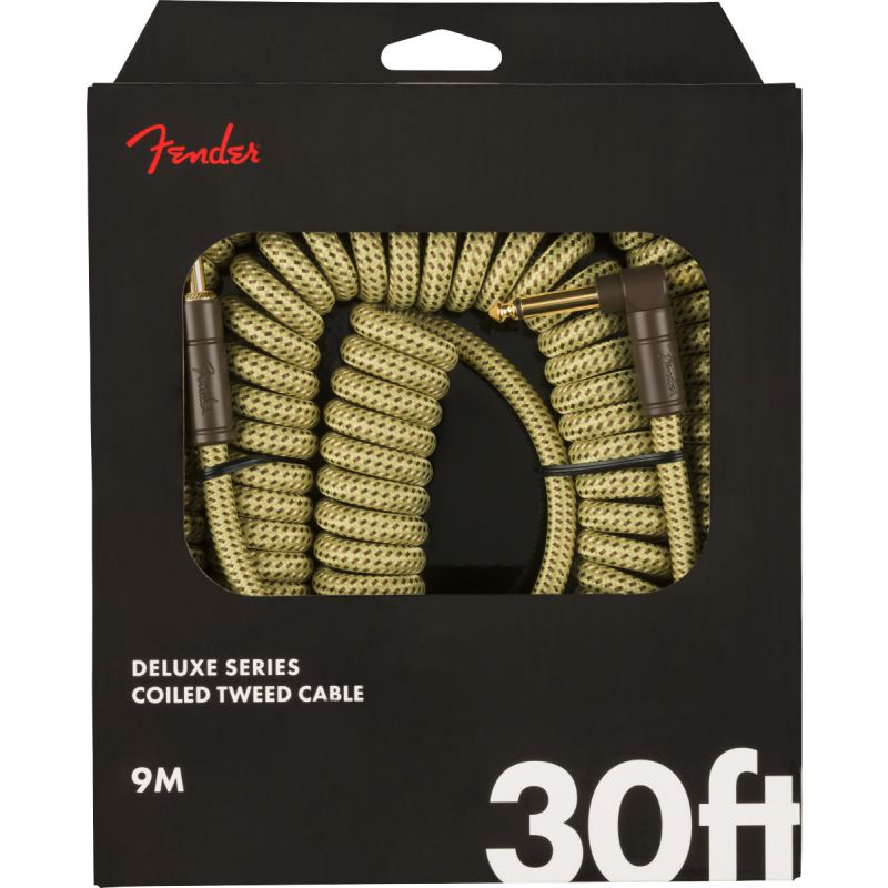 Fender Deluxe Coil Cable 9m Tweed Enstrüman Kablosu 1