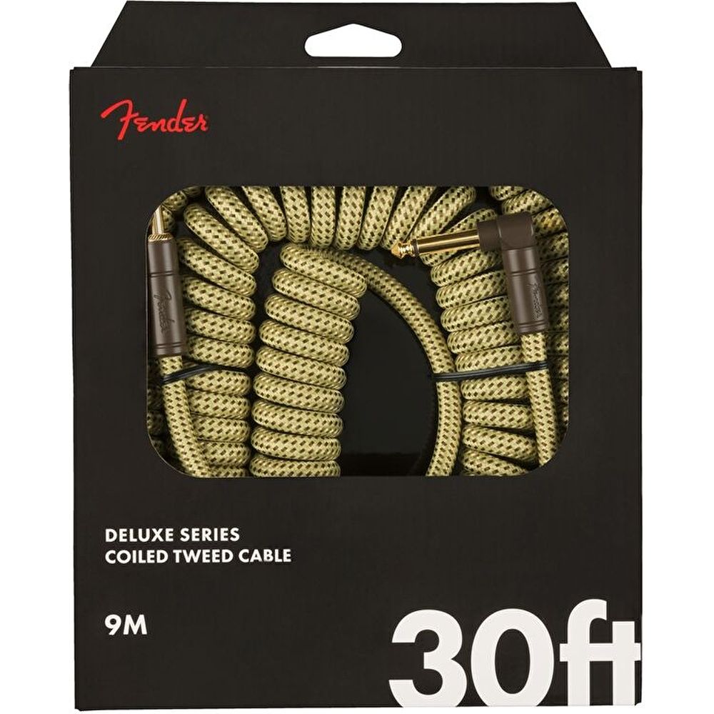 Fender Deluxe Coil Cable 9m Tweed Enstrüman Kablosu 2
