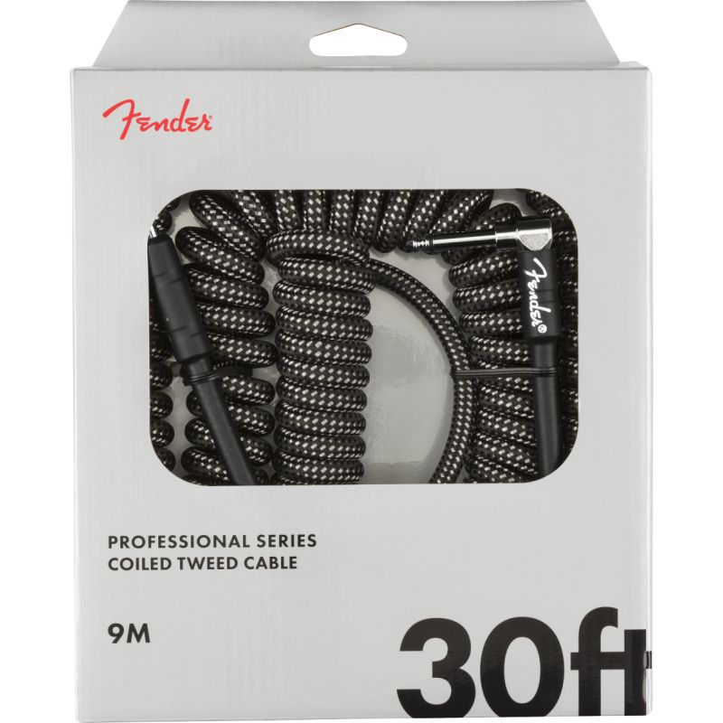 Fender Professional Coil Cable 9m Gri Tweed Enstrüman Kablosu 1