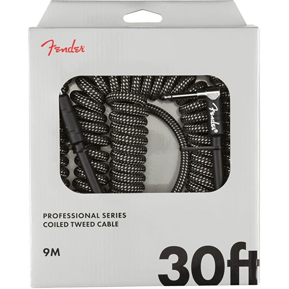 Fender Professional Coil Cable 9m Gri Tweed Enstrüman Kablosu 2