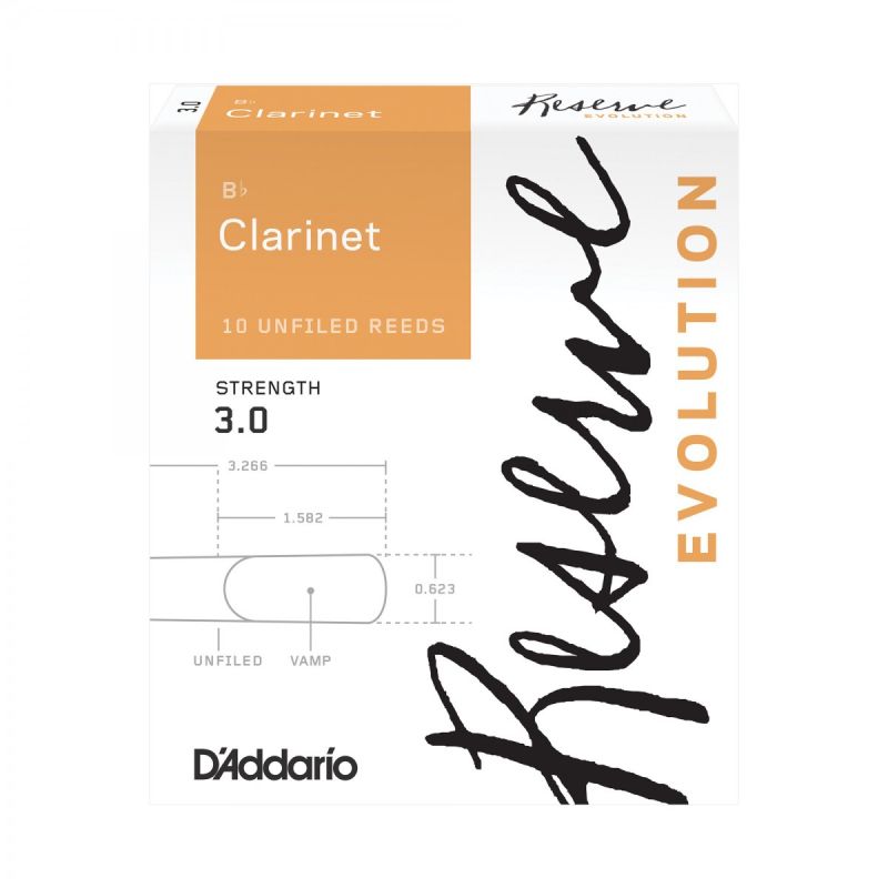D\'Addario Woodwinds Reserve Evolution DCE1030 Sib Klarnet Kamışı No:3 2