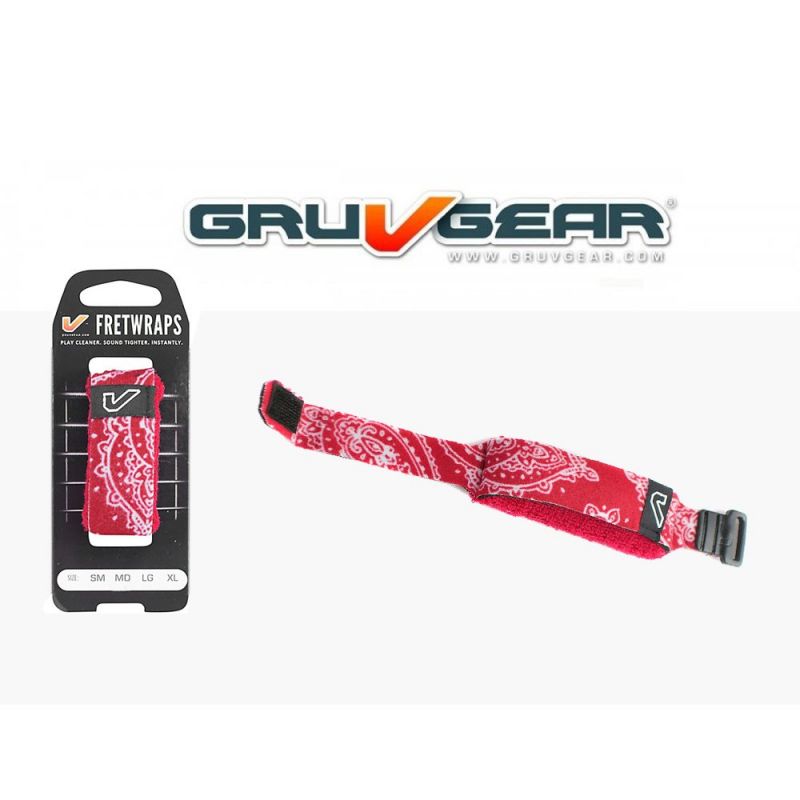 Gruv Gear FretWrap - Kırmızı Bandana - Medium 1