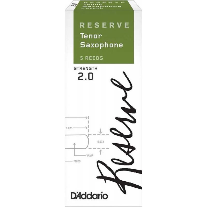 D\'Addario Woodwinds Reserve DKR0520 Tenor Saksafon Kamışı No:2 1