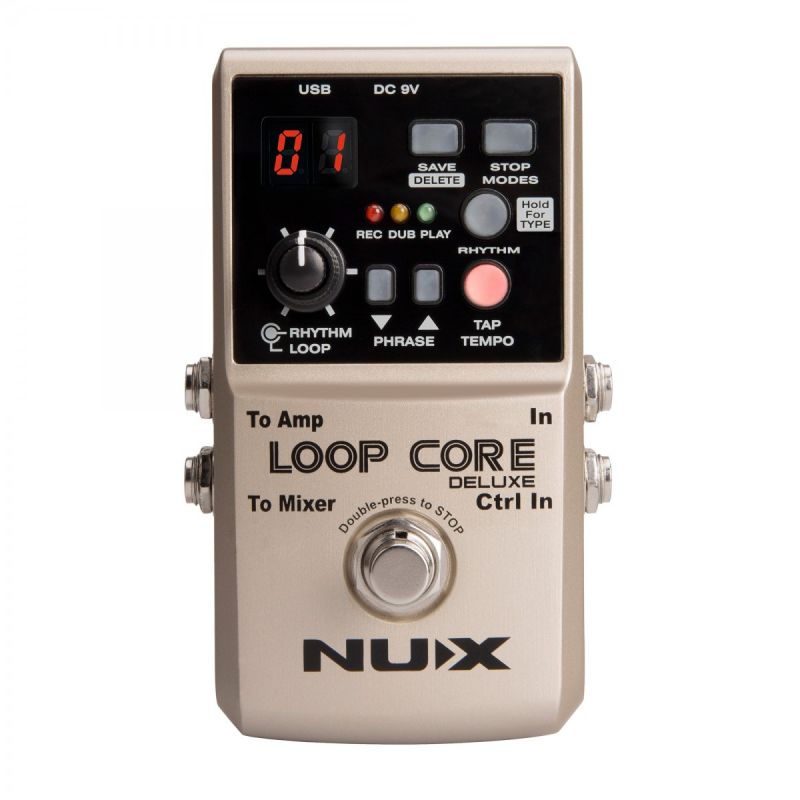 Nux Loop Core Deluxe Looper Pedalı ve Kontrol Pedalı 2