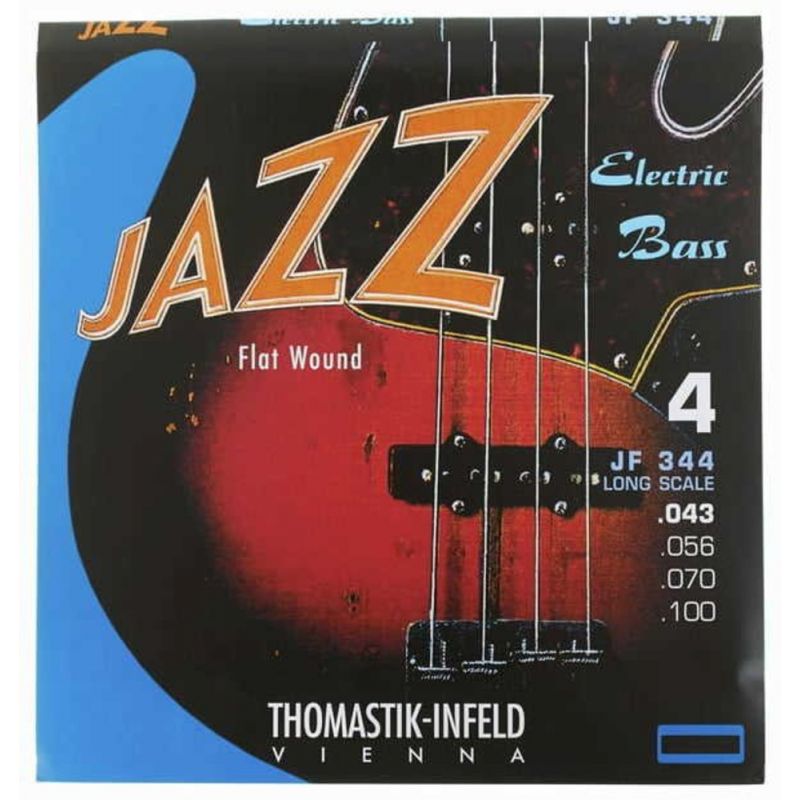 Thomastik Infield JF344 Jazz Gitar Flatwound Takım Tel 1