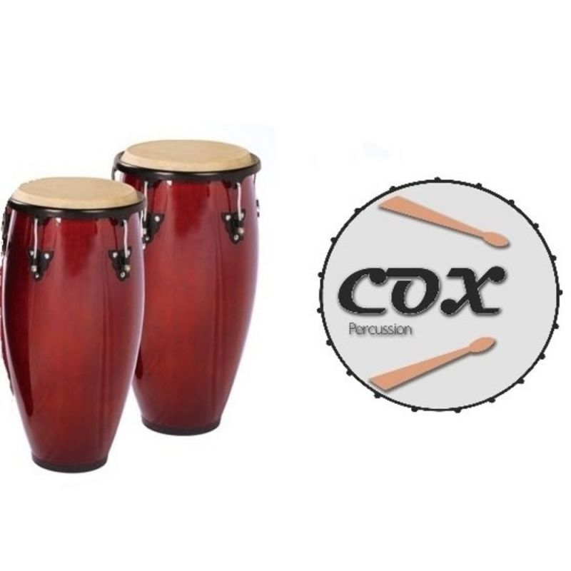Cox Conga Set (11.75\" - 12.5\") Wine Red 1