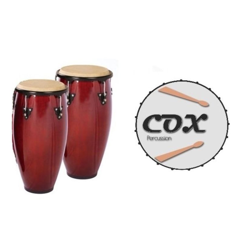 Cox Conga Set (11.75\" - 12.5\") Wine Red 2