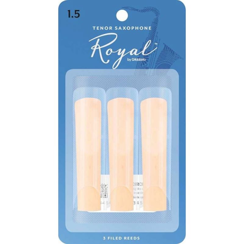 D\'Addario Woodwinds Royal RKB0315 Tenor Saksafon Kamışı (3 lü) No:1.5 1