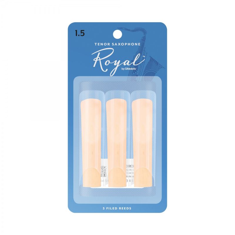 D\'Addario Woodwinds Royal RKB0315 Tenor Saksafon Kamışı (3 lü) No:1.5 2