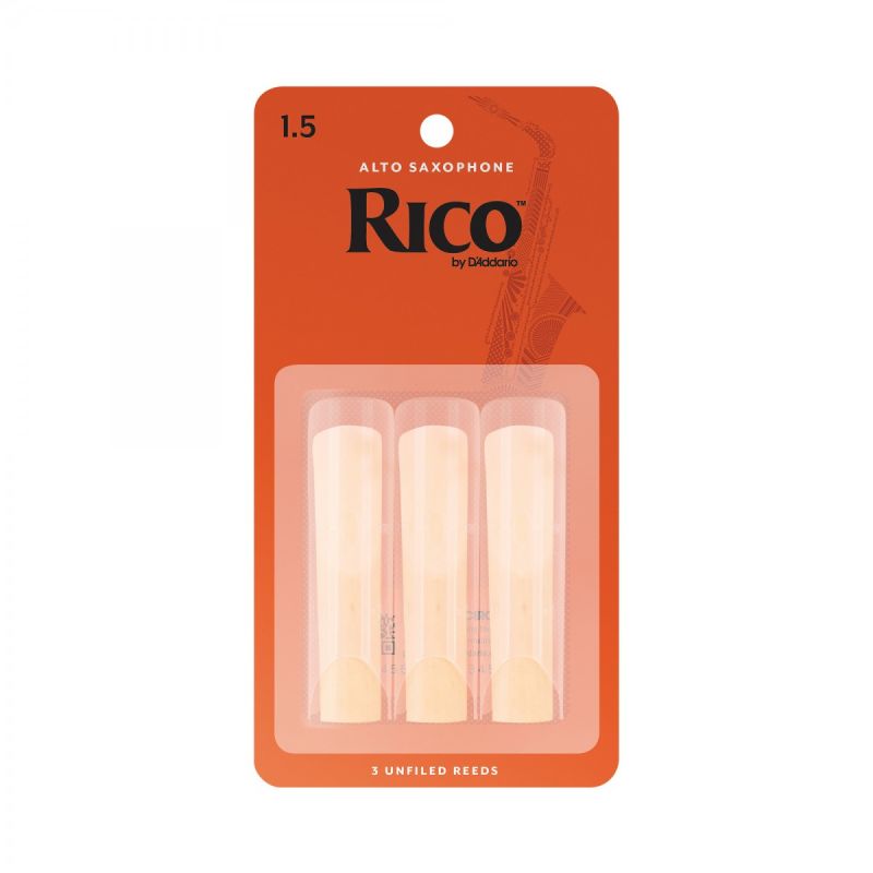 D\'Addario Woodwinds Rico RJA0315 Alto Saksafon Kamışı (3 lü) No:1.5 2