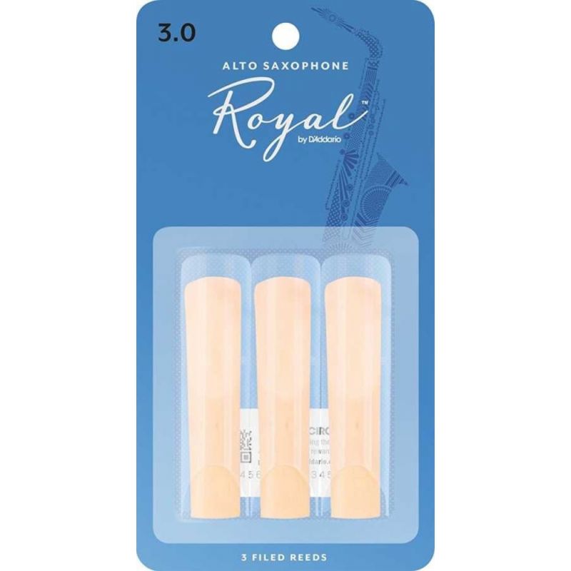 D\'Addario Woodwinds Royal RJB0330 Alto Saksafon Kamışı (3 lü) No:3 1
