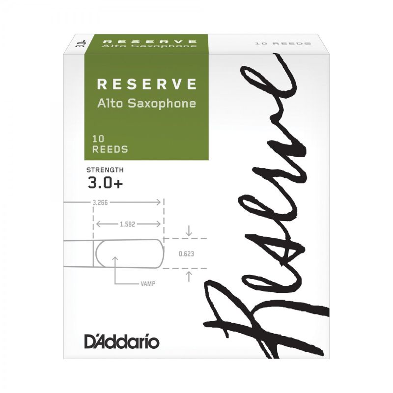 D\'Addario Woodwinds Reserve DJR10305 Alto Saksafon Kamışı No:3+ 2