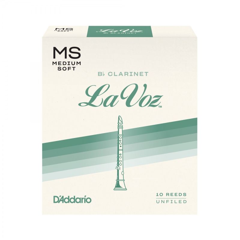D\'Addario Woodwinds La Voz RCC10MS Sib Klarnet Kamışı Medium Soft 2